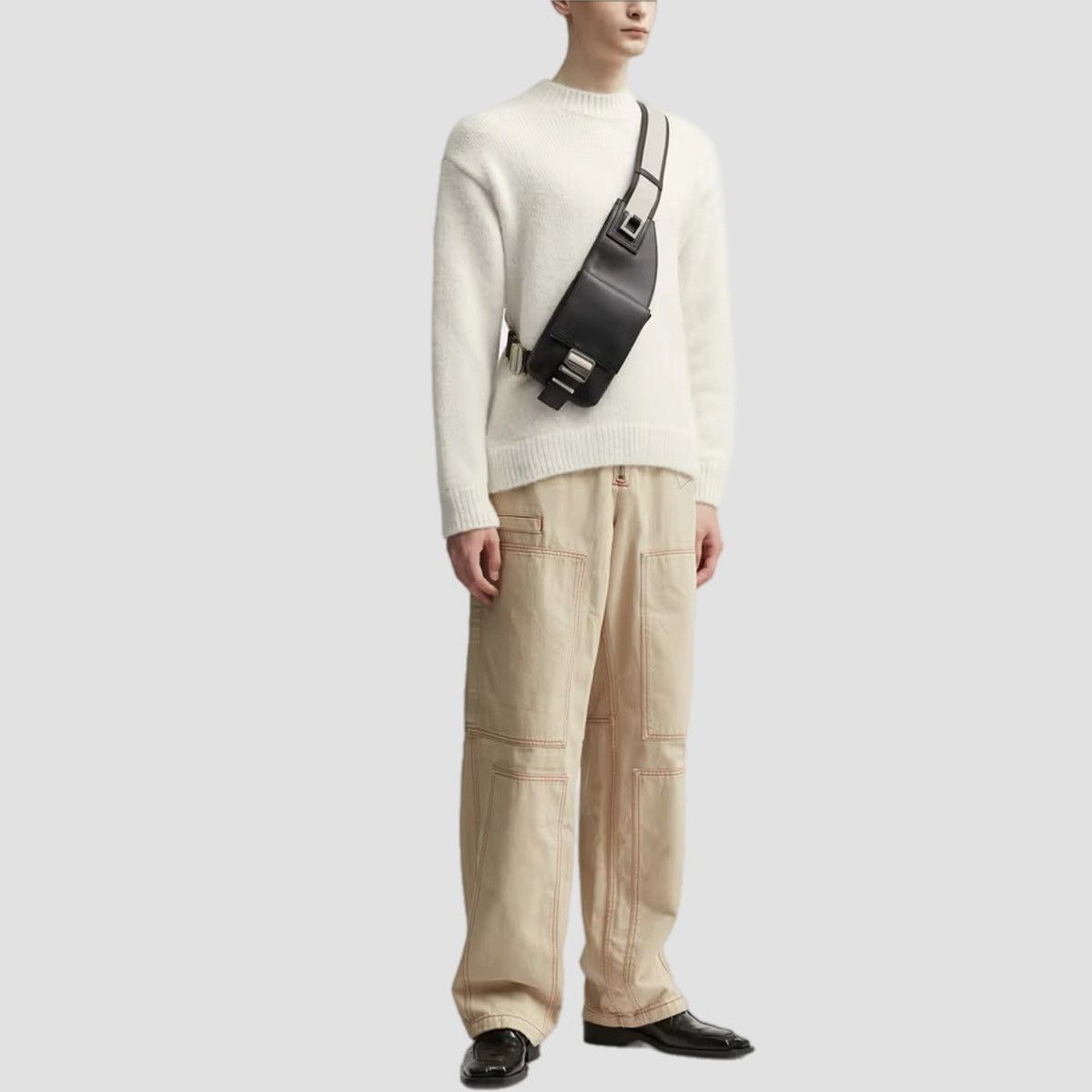 Jacquemus Jacquemus La Banane Cuerda Side Bag Black Size ONE SIZE - 5 Thumbnail