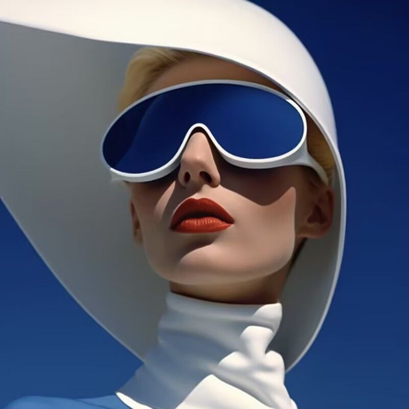 VIBE New Design Street ins style custom avant-garde sunglasses Size ONE SIZE - 1 Thumbnail