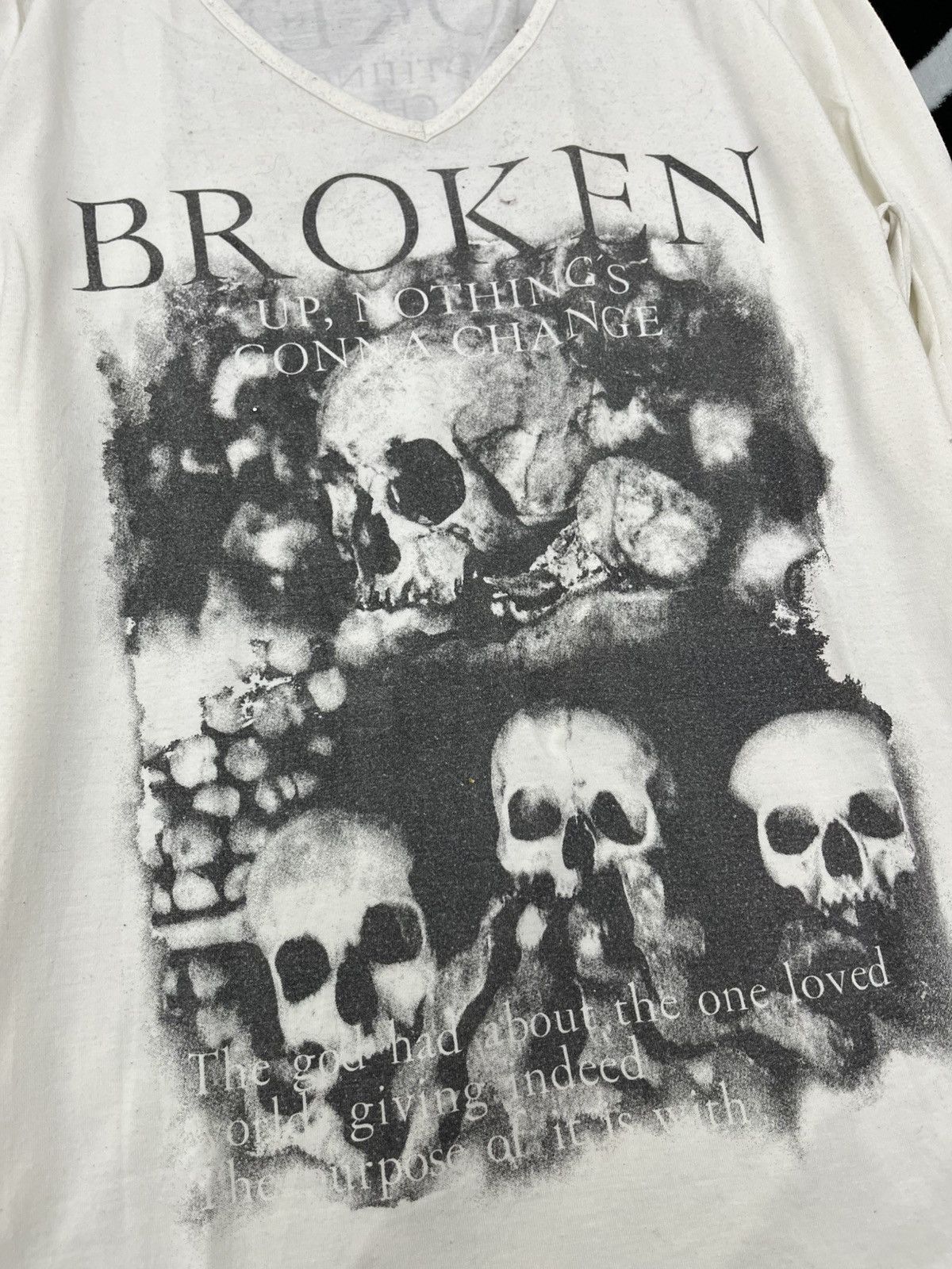 Japanese Brand Y2K Skull Grunge T-Shirt Tops Pichi T Opium LGB STYLE Size US L / EU 52-54 / 3 - 2 Thumbnail