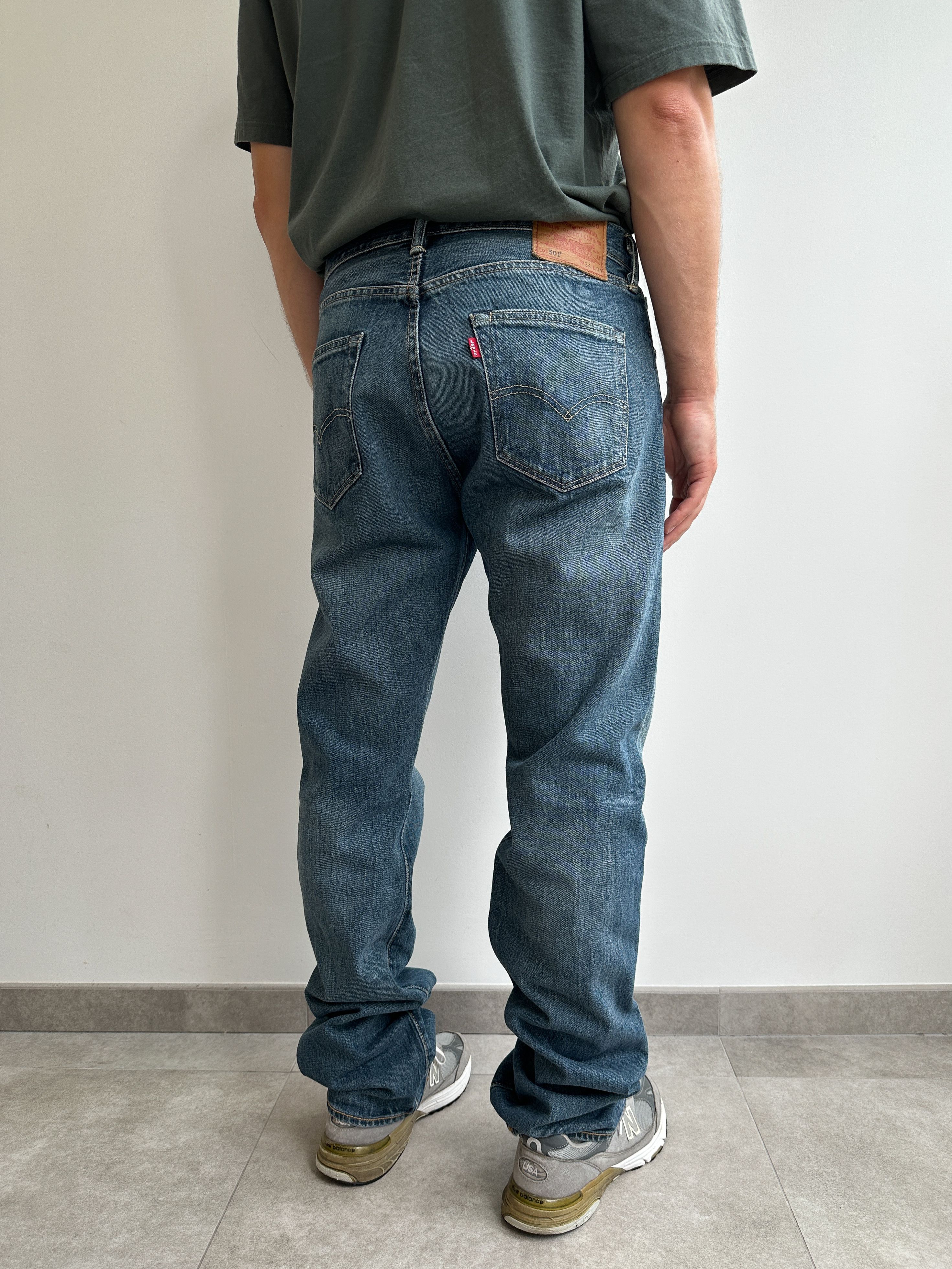 Levi's × Levi's Vintage Clothing Levi's 501 Blue Denim Pants Jeans 34x34 Size US 34 / EU 50 - 1 Thumbnail