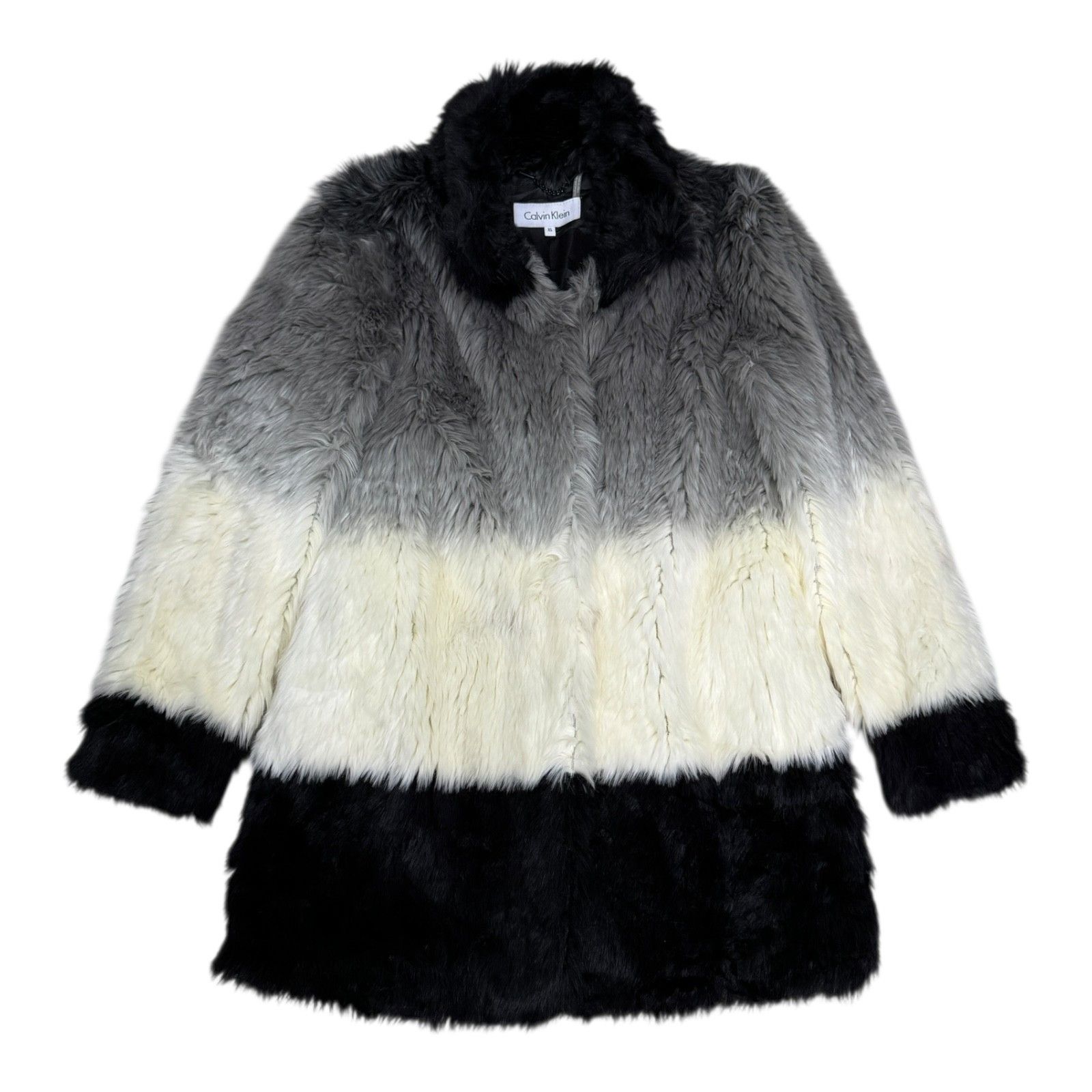 Calvin Klein CALVIN KLEIN Faux Fur Designer Winter Parka Coat Jacket XS Size XS / US 0-2 / IT 36-38 - 1 Thumbnail