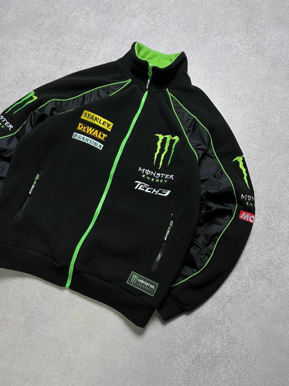Vintage Vintage Monster Energy Ken Block Zip Fleece Jacket M Size US S / EU 44-46 / 1 - 2 Thumbnail