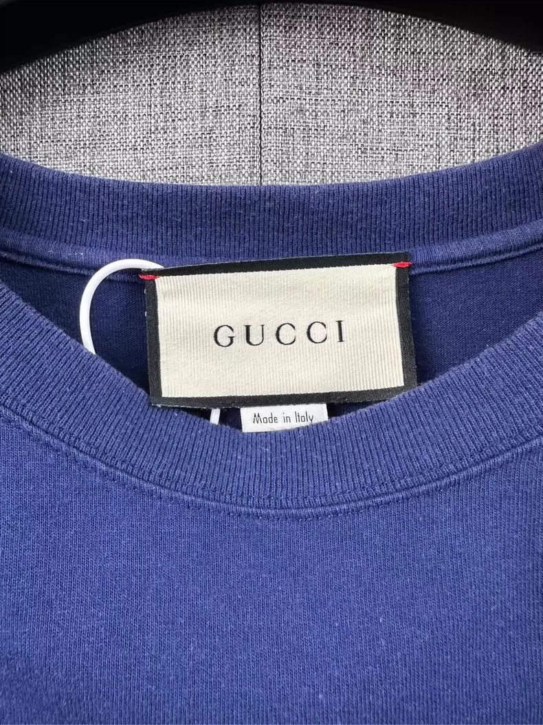 Gucci Gucci Interlocking ring blue short sleeves 2503-Nextarrow Size US S / EU 44-46 / 1 - 3 Thumbnail