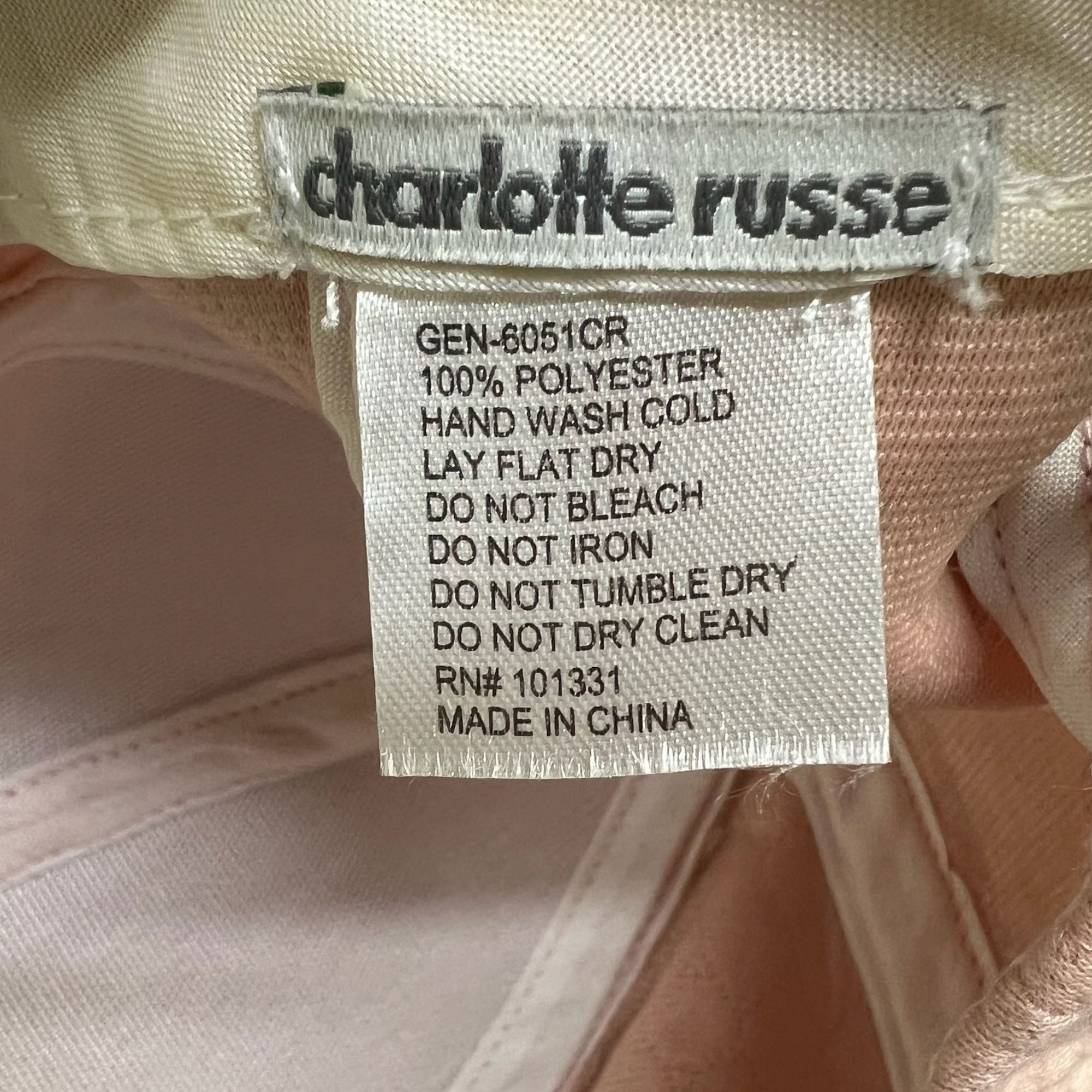 Other Charlotte Russe Quilted Baseball Cap In Soft Pink With Adjus Size ONE SIZE - 6 Thumbnail