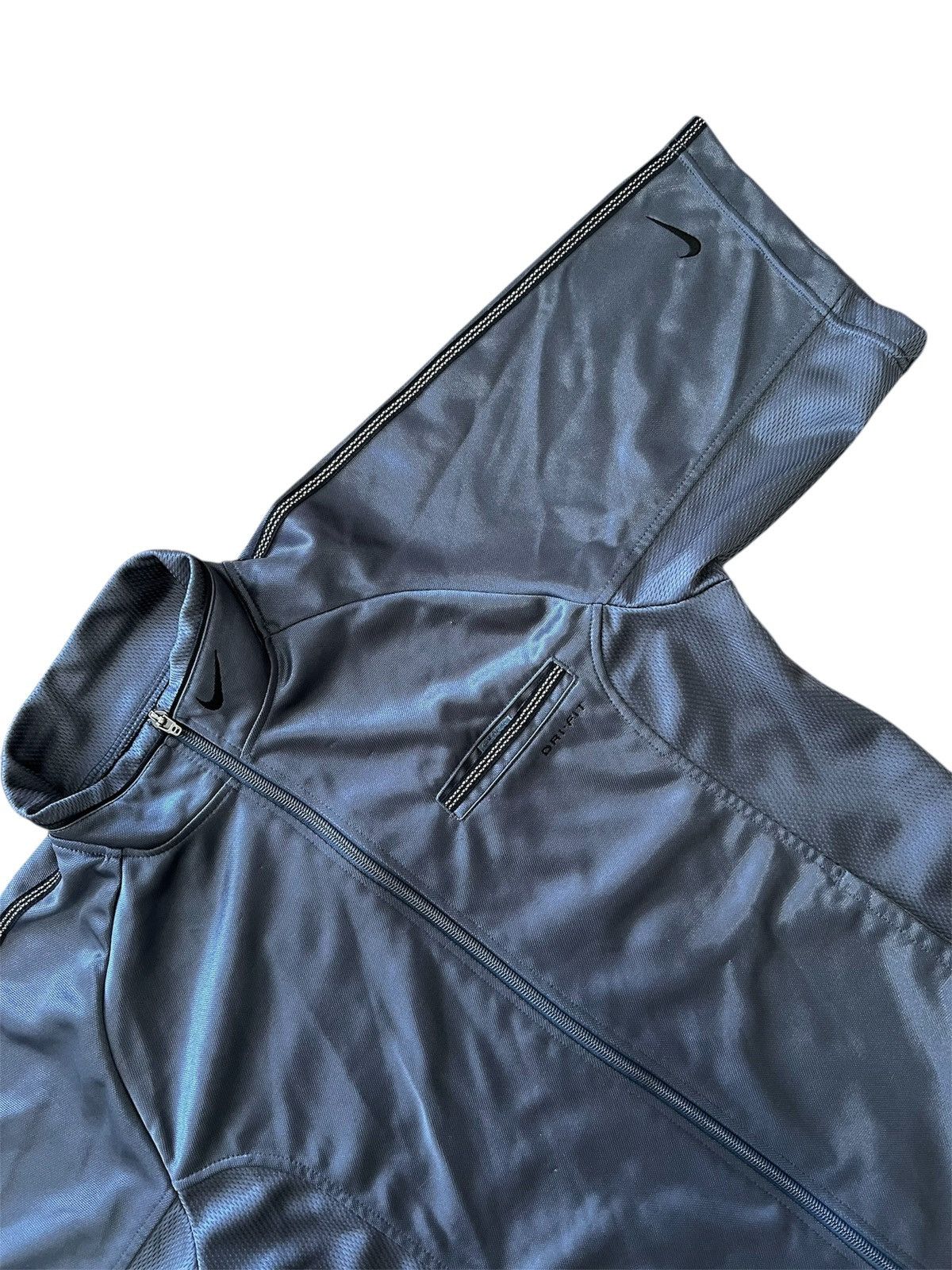 Nike × Vintage Rare Nike Dri-Fit Mesh Track Jacket Size S / US 4 / IT 40 - 3 Thumbnail