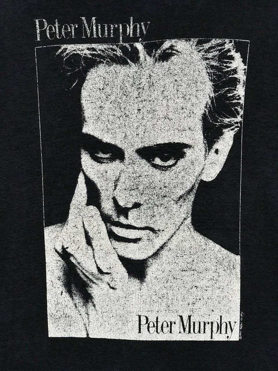 Band Tees vintage 1990 Peter Murphy Bauhaus vocalist Size US XL / EU 56 / 4 - 2 Thumbnail