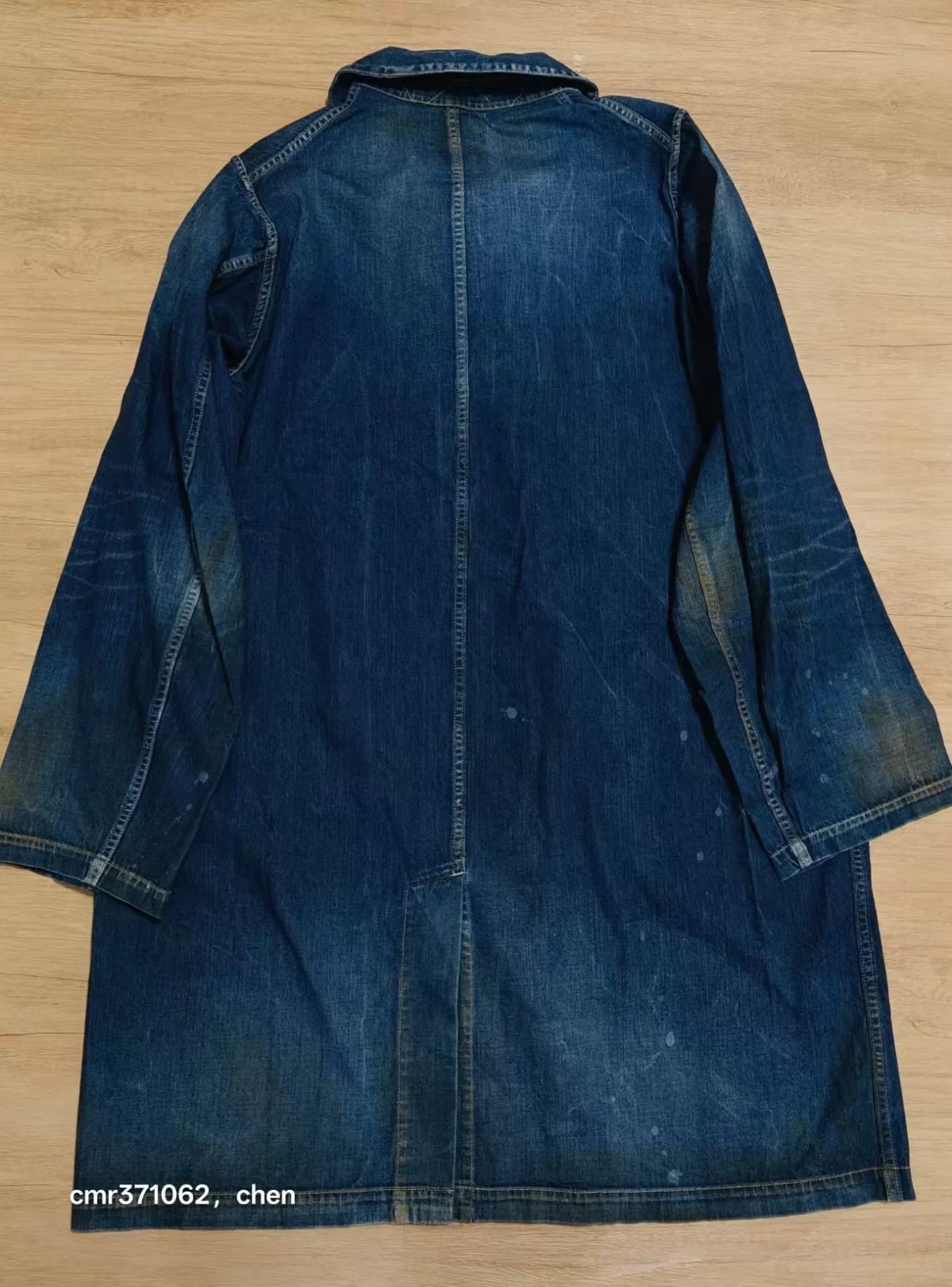 Visvim visvim 19SS GREASE MONKEY COAT Dry Raw 8.5oz OilSplatter 1,2 Size US S / EU 44-46 / 1 - 5 Thumbnail
