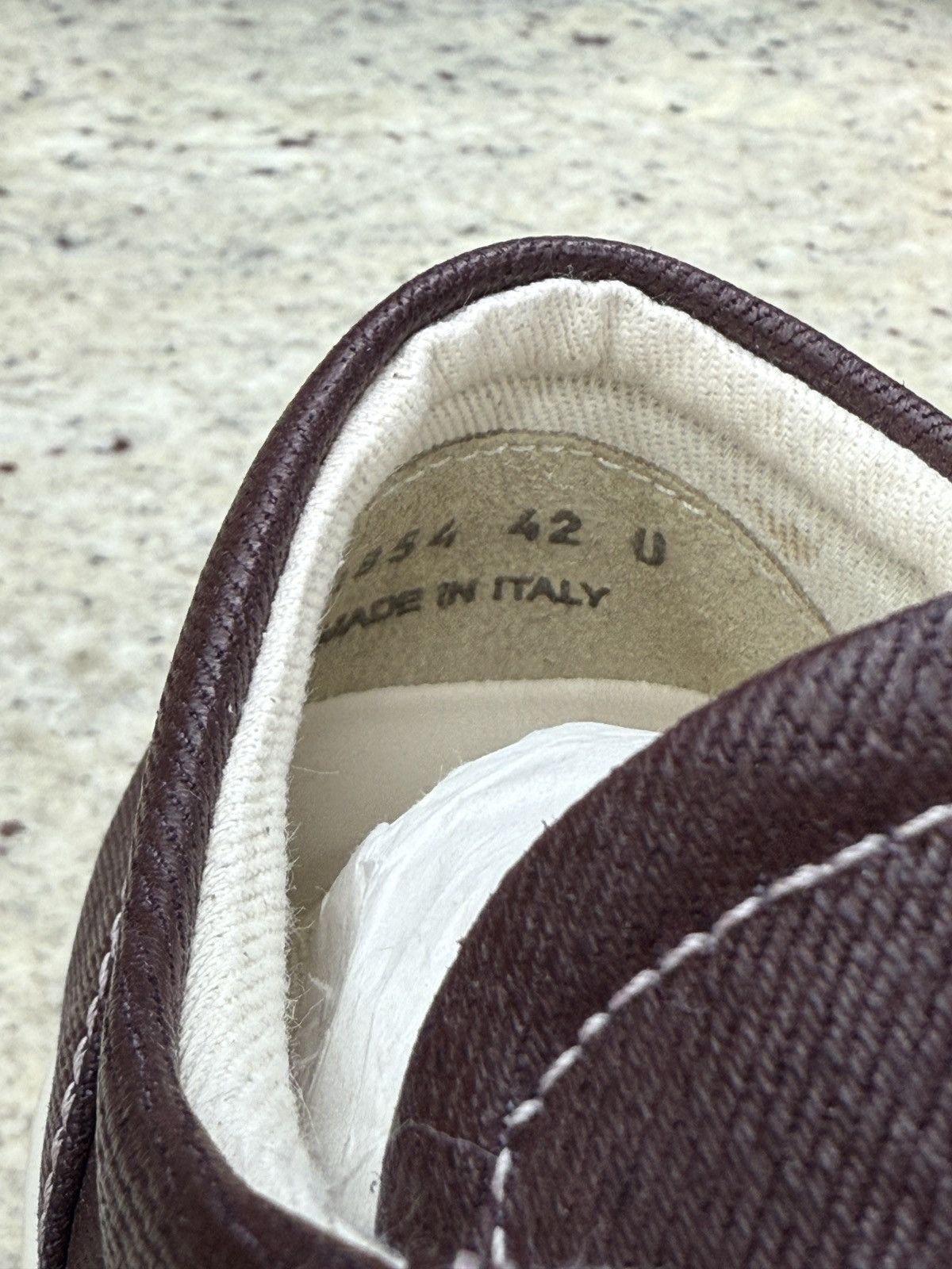 Rick Owens Rick Owen Burgandy Low Too Sneakers Size US 9 / EU 42 - 5 Thumbnail