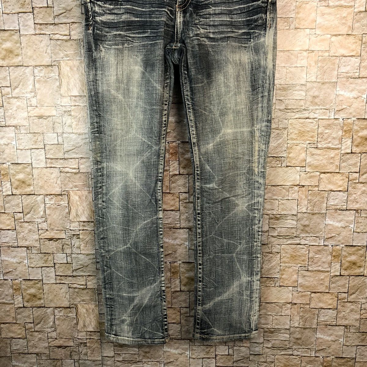 Japanese Brand Urban Crush faded Blue denim Jeans #A996 Size 30" / US 8 / IT 44 - 3 Thumbnail