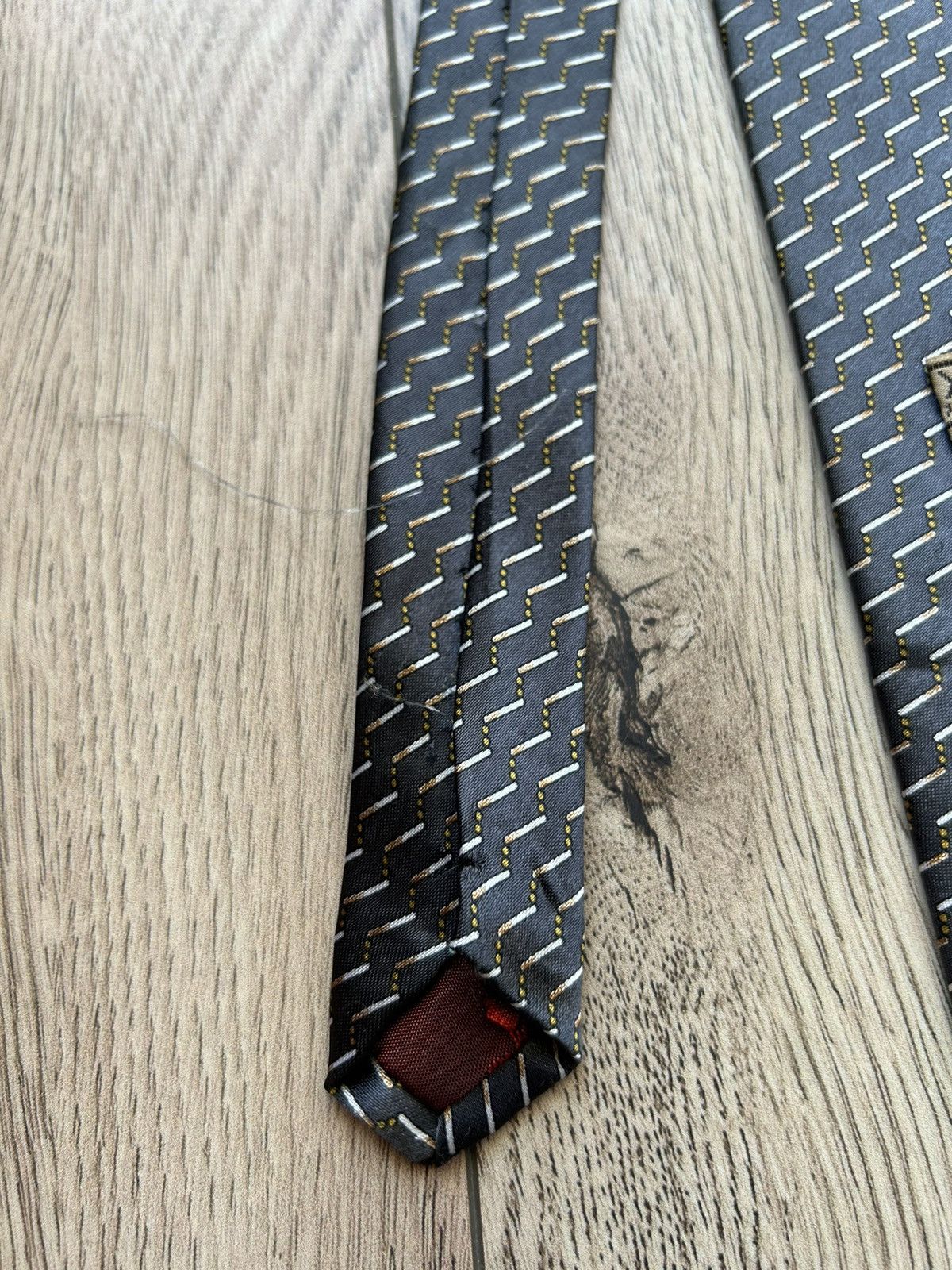 Vintage × Yves Saint Laurent Yves Saint Laurent Silk Pattern Tie Vintage Size ONE SIZE - 8 Thumbnail