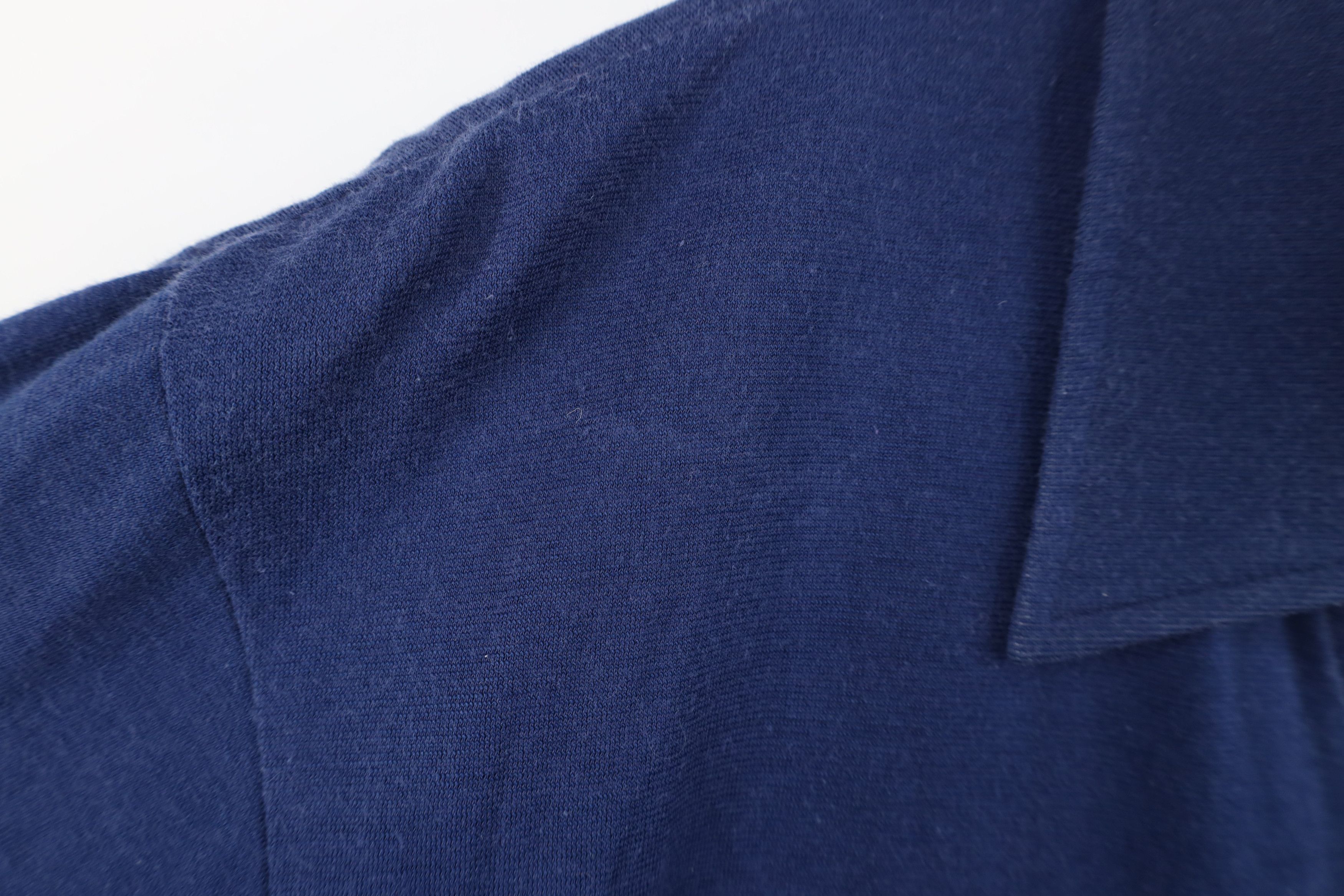 Vintage Vintage 70s Streetwear Striped Collared Golf Polo Shirt Blue Size US XL / EU 56 / 4 - 6 Thumbnail