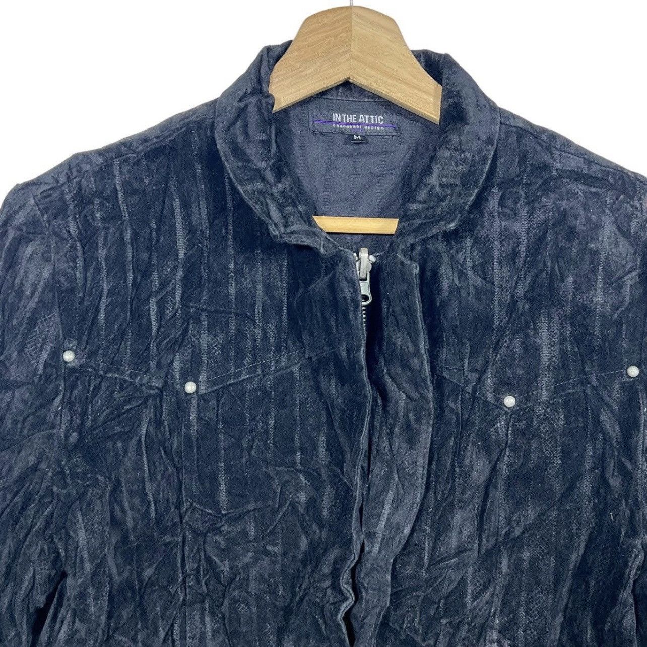 In The Attic In the attic jacket wool full zipper nice desing style punk Size M / US 6-8 / IT 42-44 - 3 Thumbnail