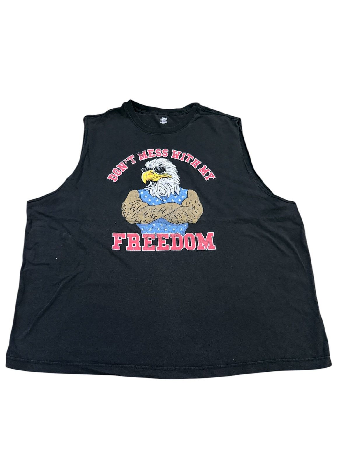 American Apparel Celebrate Patriotic "Don't Mess With My Freedom” Eagle Size US XXL / EU 58 / 5 - 1 Thumbnail