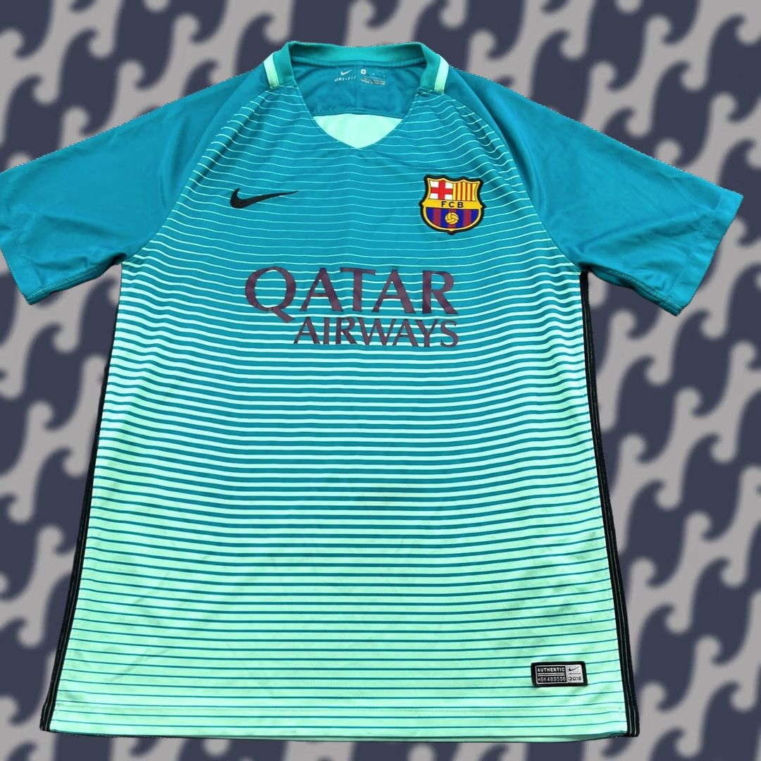 Nike Nike Barcelona 2016-2017 Third Jersey Football Shirt Medium Adult Multicolor Nike Shirt Mens Size US M / EU 48-50 / 2 - 1 Thumbnail