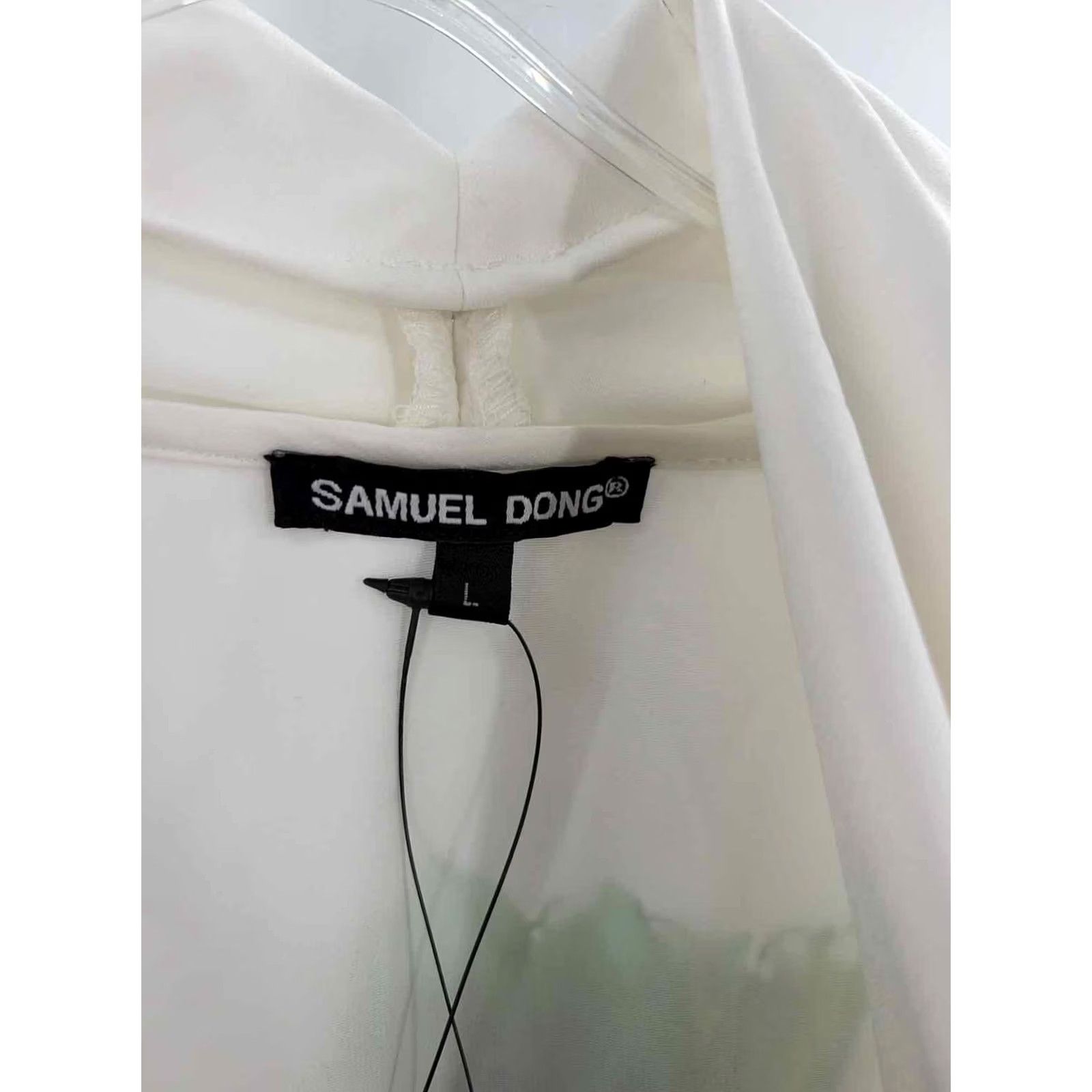 Vintage Samuel Dong Blouse Ivory Large Size L / US 10 / IT 46 - 2 Thumbnail