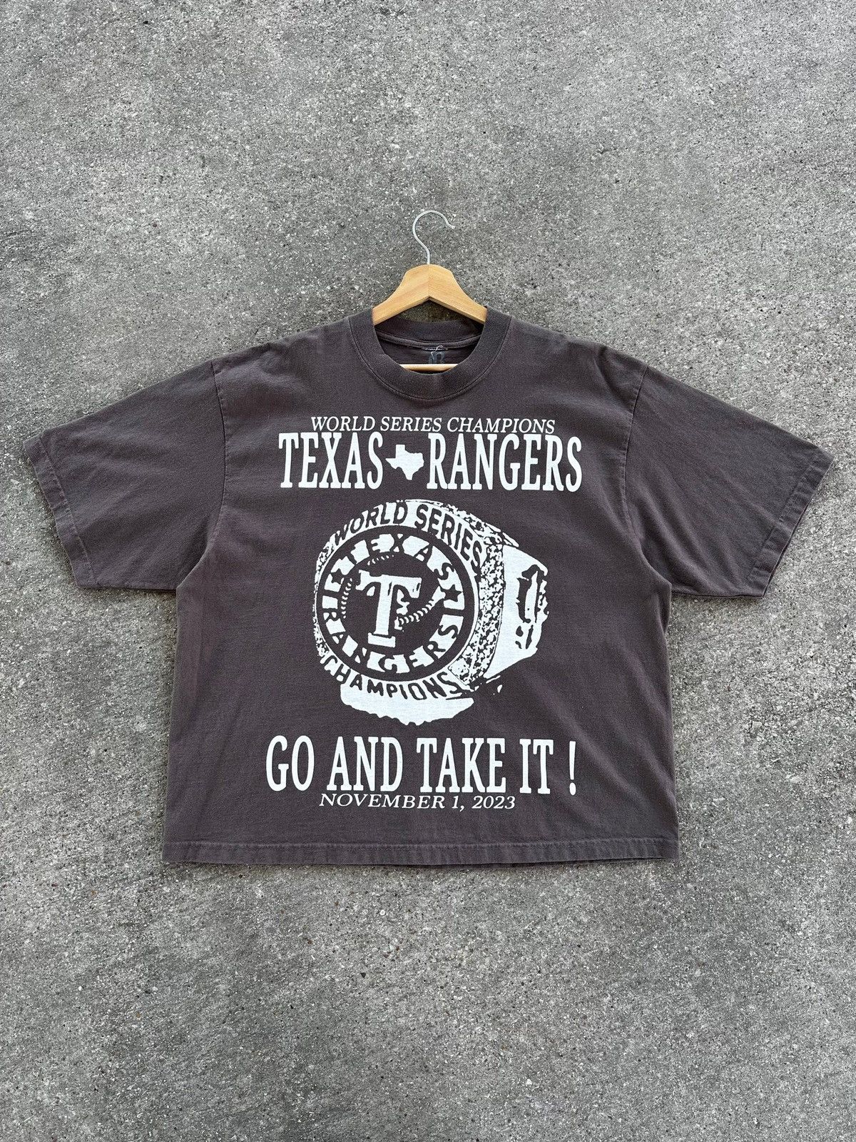 MLB Heavyweight Texas Rangers World Series Champions Size US XL / EU 56 / 4 - 1 Thumbnail