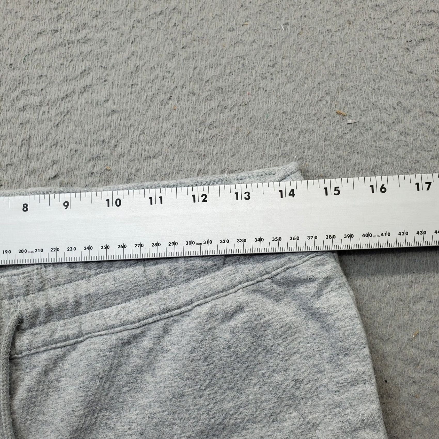 Reebok Reebok Jogger Pants Womens S Gray Tapered Leg Script Logo Drawstring Waist Size 28" / US 6 / IT 42 - 6 Thumbnail