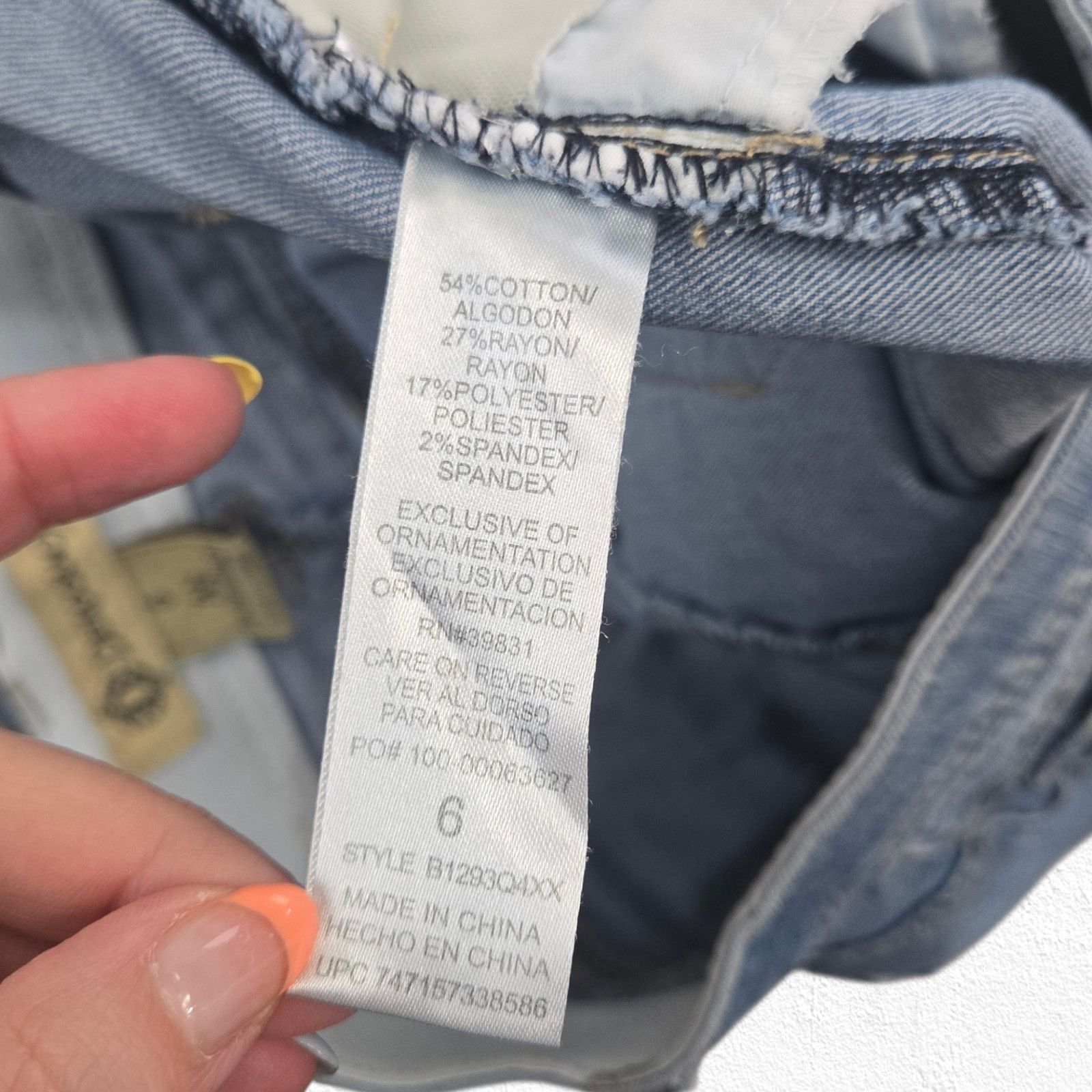 Other Democracy Ab Technology Jeans Size 6 Crop Skinny Size 28" / US 6 / IT 42 - 6 Thumbnail