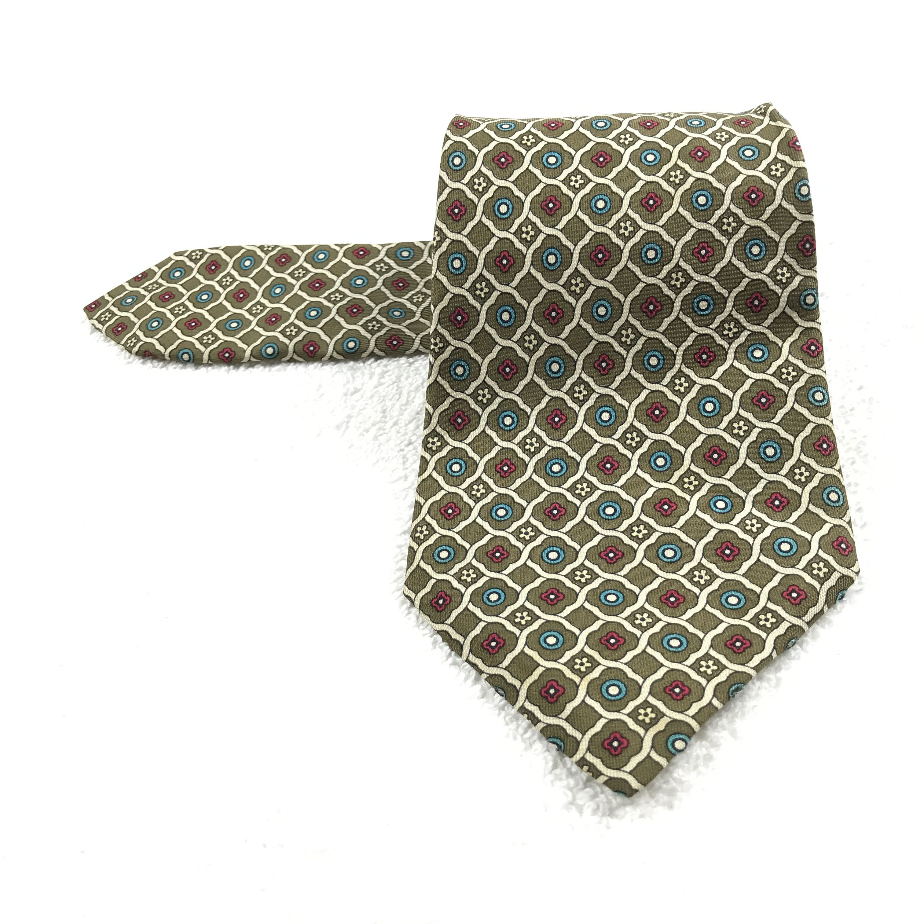 Trussardi × Vintage Vintage Trussardi Silk Necktie Size ONE SIZE - 1 Thumbnail
