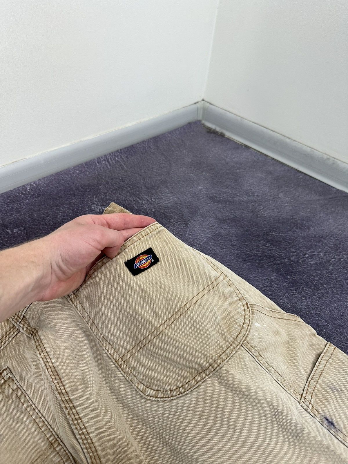 Dickies Vintage Dickies Faded Carpenter Baggy USA Opium Work Pants Size US 36 / EU 52 - 9 Thumbnail
