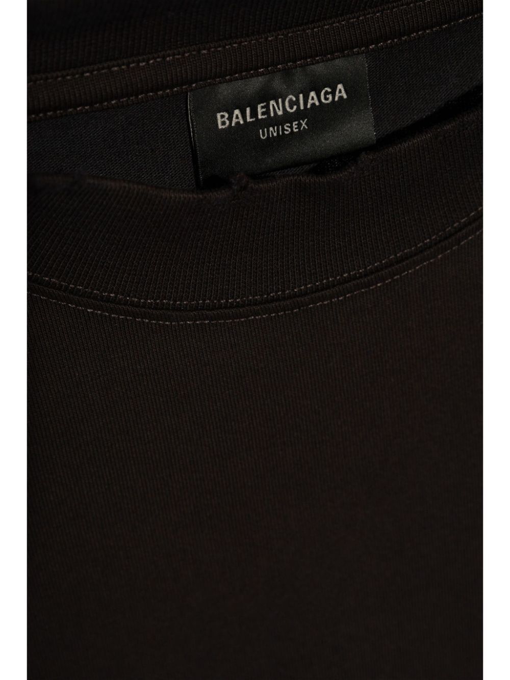 Balenciaga o1s1rm1125 Dup / Nologo T-Shirt Oversized in Black Size XL / US 12-14 / IT 48-50 - 4 Thumbnail