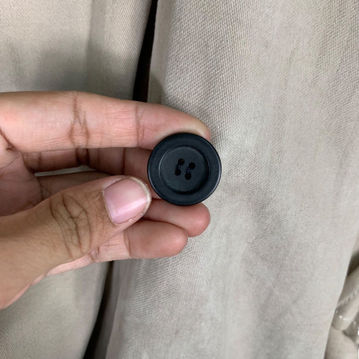 Japanese Brand MONDRIAN. Italy Double Breasted Long Coat #0409-C19 Size US L / EU 52-54 / 3 - 14 Thumbnail