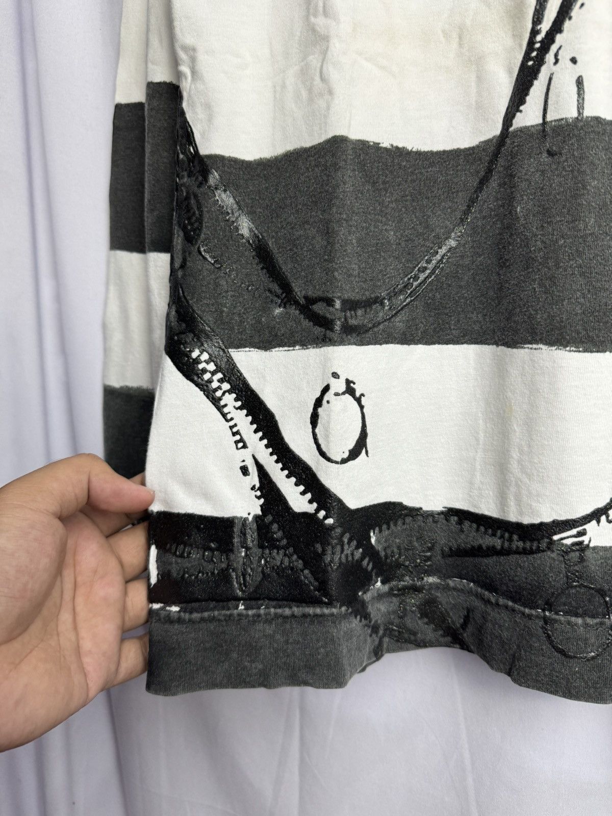 14th Addiction Japanese Chain Rna Stripe Long Sleeve Size US M / EU 48-50 / 2 - 4 Thumbnail