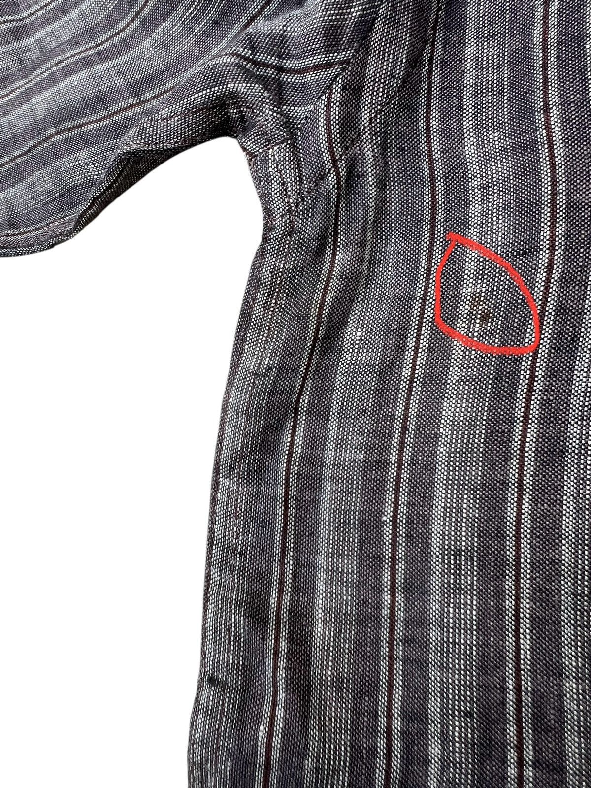 Bally Bally Multi Striped 100% Linen Shirt Size US M / EU 48-50 / 2 - 19 Thumbnail