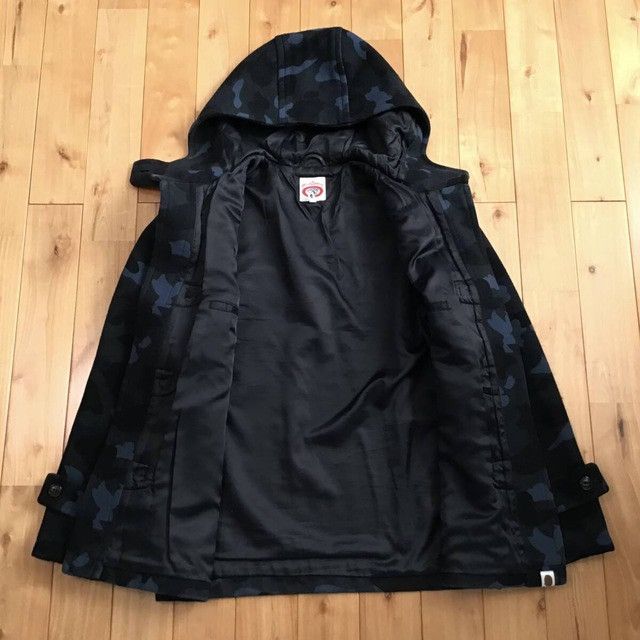 Bape × Nigo BAPE Wool Duffle Coat Blue camo a bathing ape NIGO Size US M / EU 48-50 / 2 - 7 Thumbnail