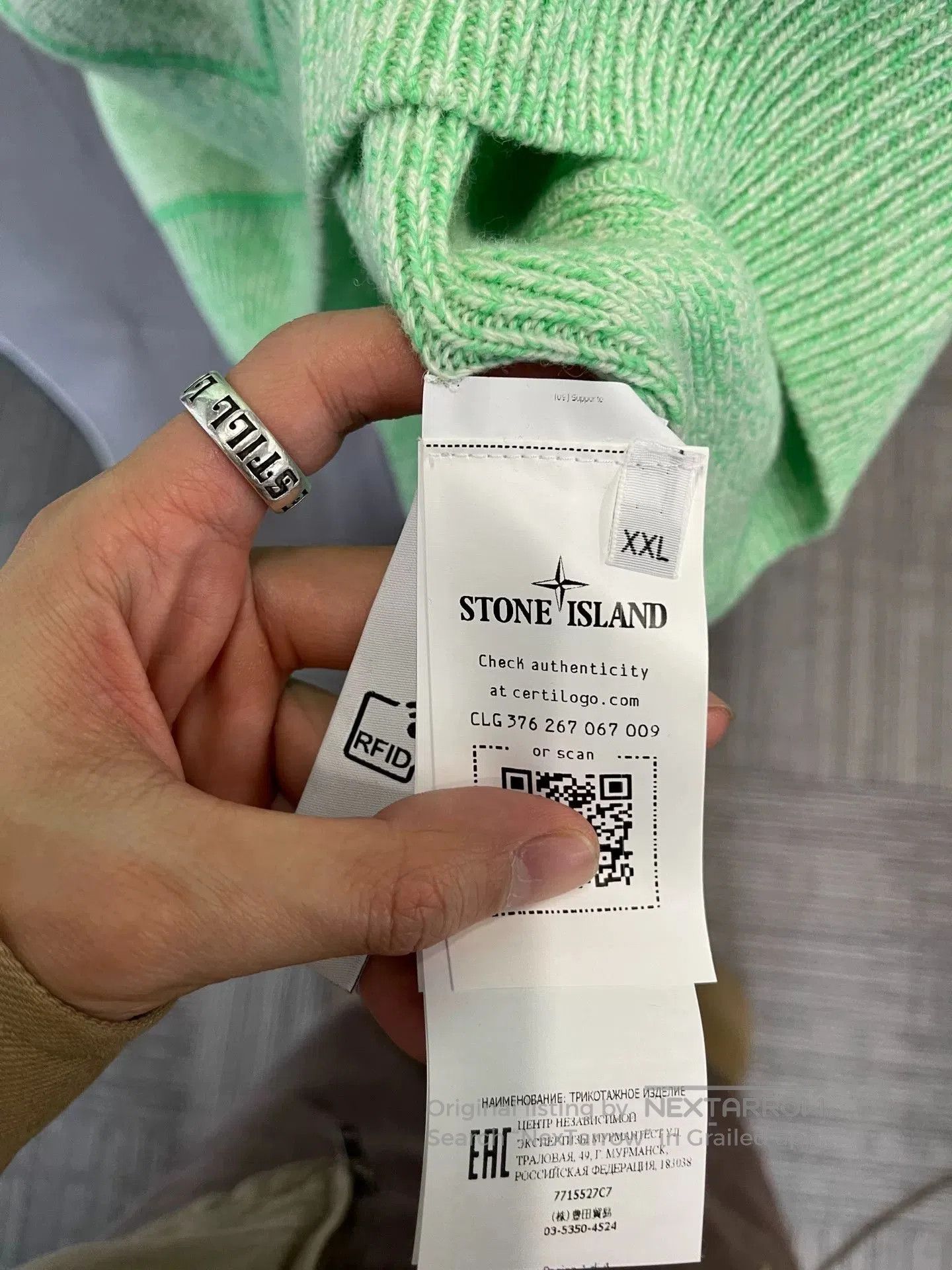 Stone Island Stone Island Men's Sweater. Size US XXL / EU 58 / 5 - 3 Thumbnail