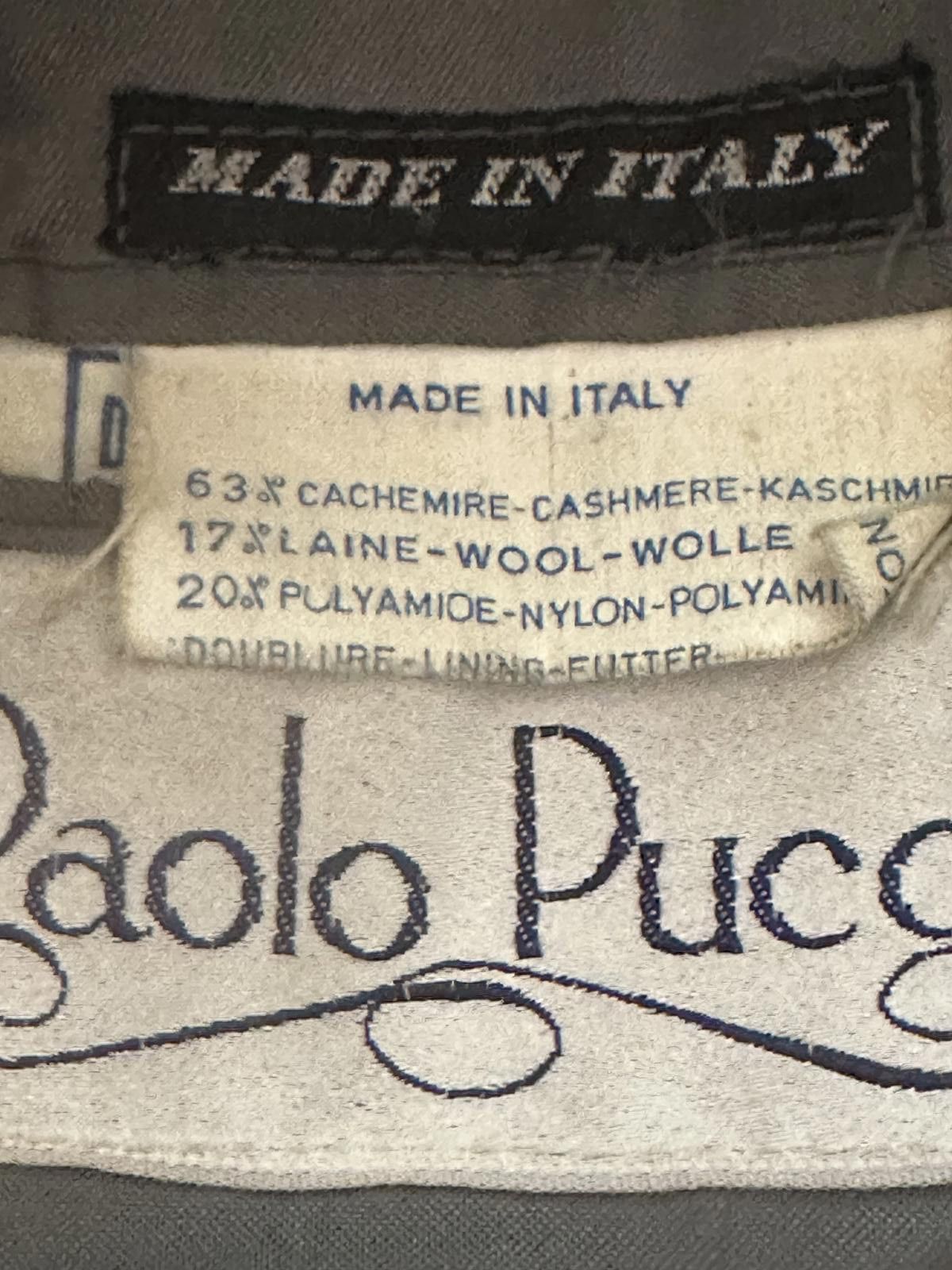 Designer × Vintage Vintage Pucci cashmere-wool double-breasted long coat 40L Size US L / EU 52-54 / 3 - 9 Thumbnail
