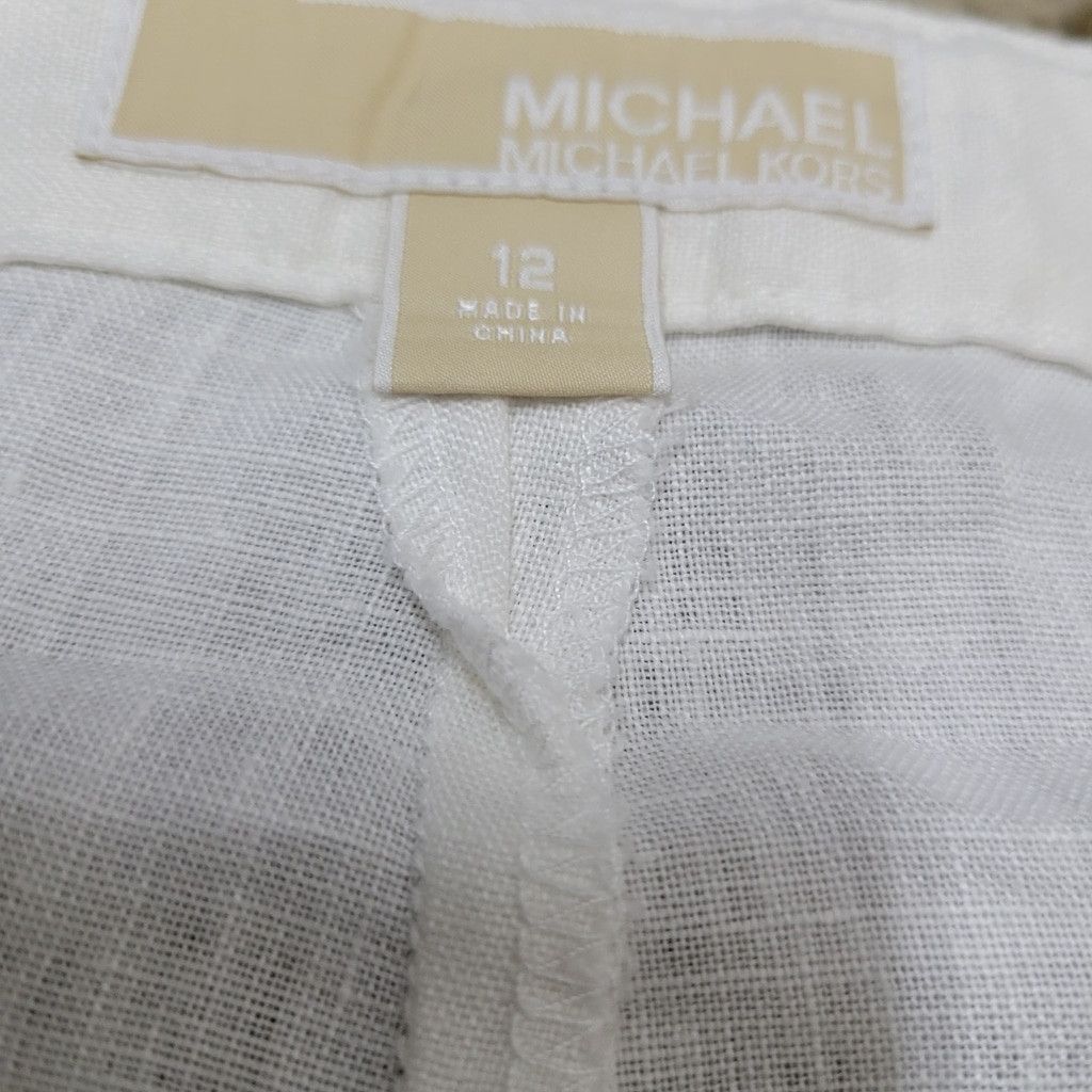 Michael Kors Michael Kors Women's Linen size 12. Waist 38" Inseam 32" Size 34" / US 12 / IT 48 - 9 Thumbnail