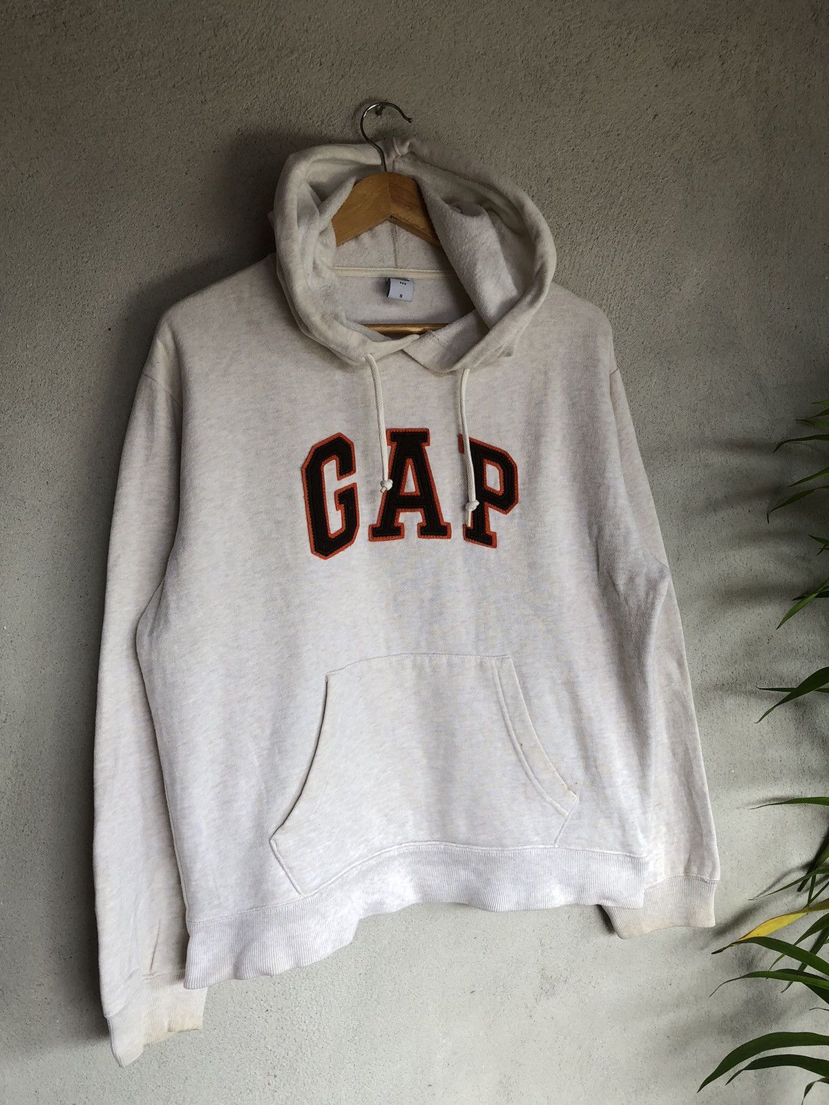 Gap × Japanese Brand Vintage Y2K GAP Hoodie Boxy Spellout Size US L / EU 52-54 / 3 - 3 Thumbnail