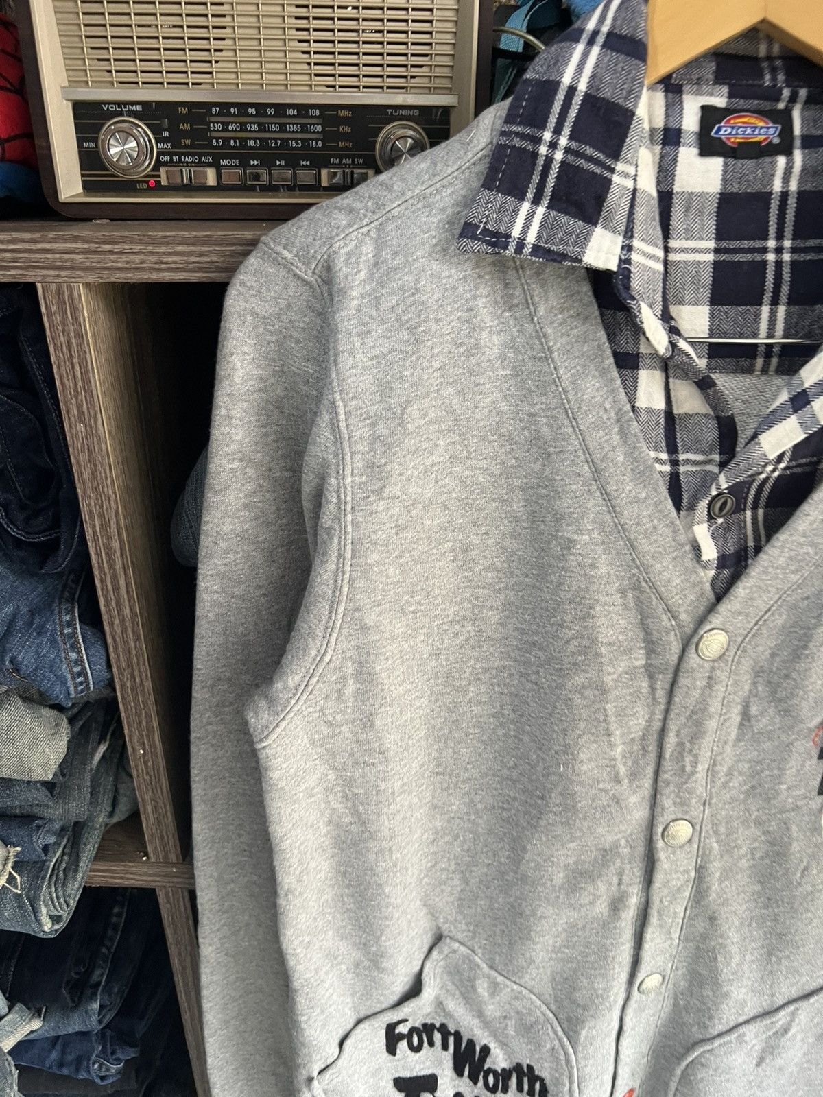 Dickies 🔥Rare Dickies Fortworth Texas Flannel Button Cardigan Size US M / EU 48-50 / 2 - 6 Thumbnail