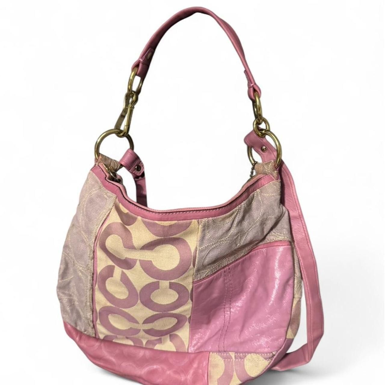 Coach Rare vintagepink Coach patchwork shoulder bag Size ONE SIZE - 1 Thumbnail