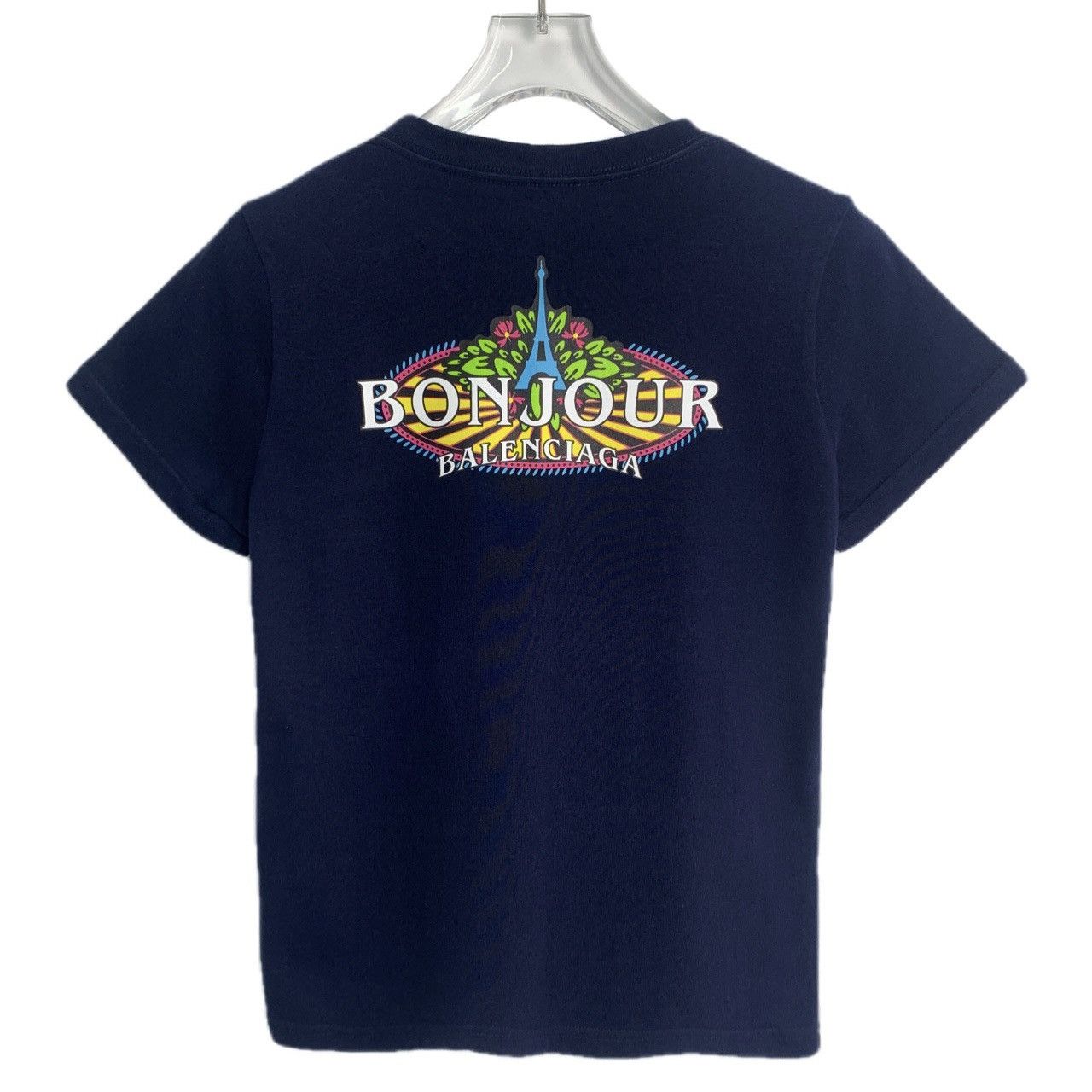 Balenciaga Balenciaga Eiffel Tower Letter Print Short Sleeve K26WX Size S / US 4 / IT 40 - 2 Thumbnail