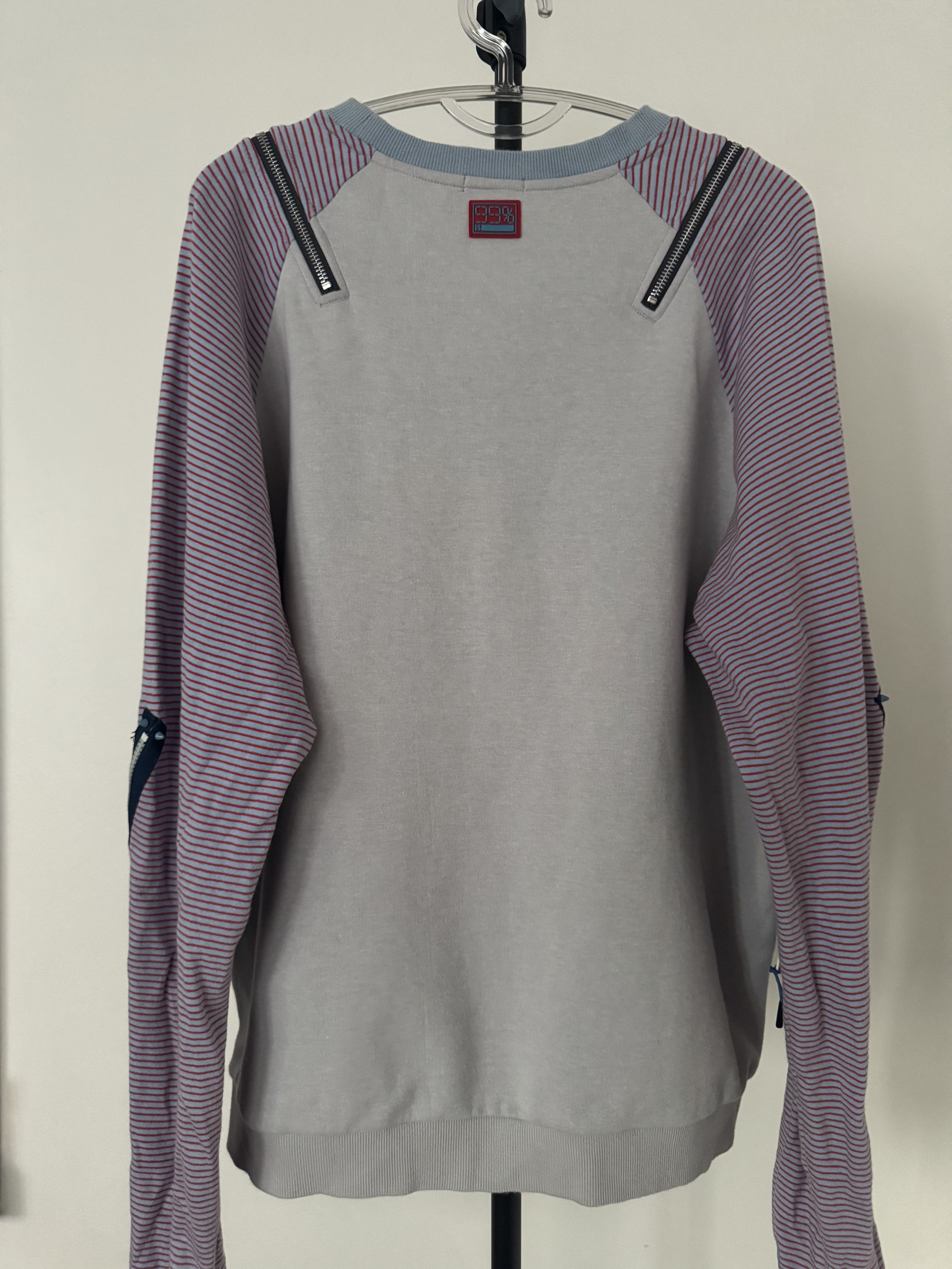 99%IS- R.I.P Cut Out Zipper Sweatshirt / Glow In The Dark Size US L / EU 52-54 / 3 - 19 Thumbnail