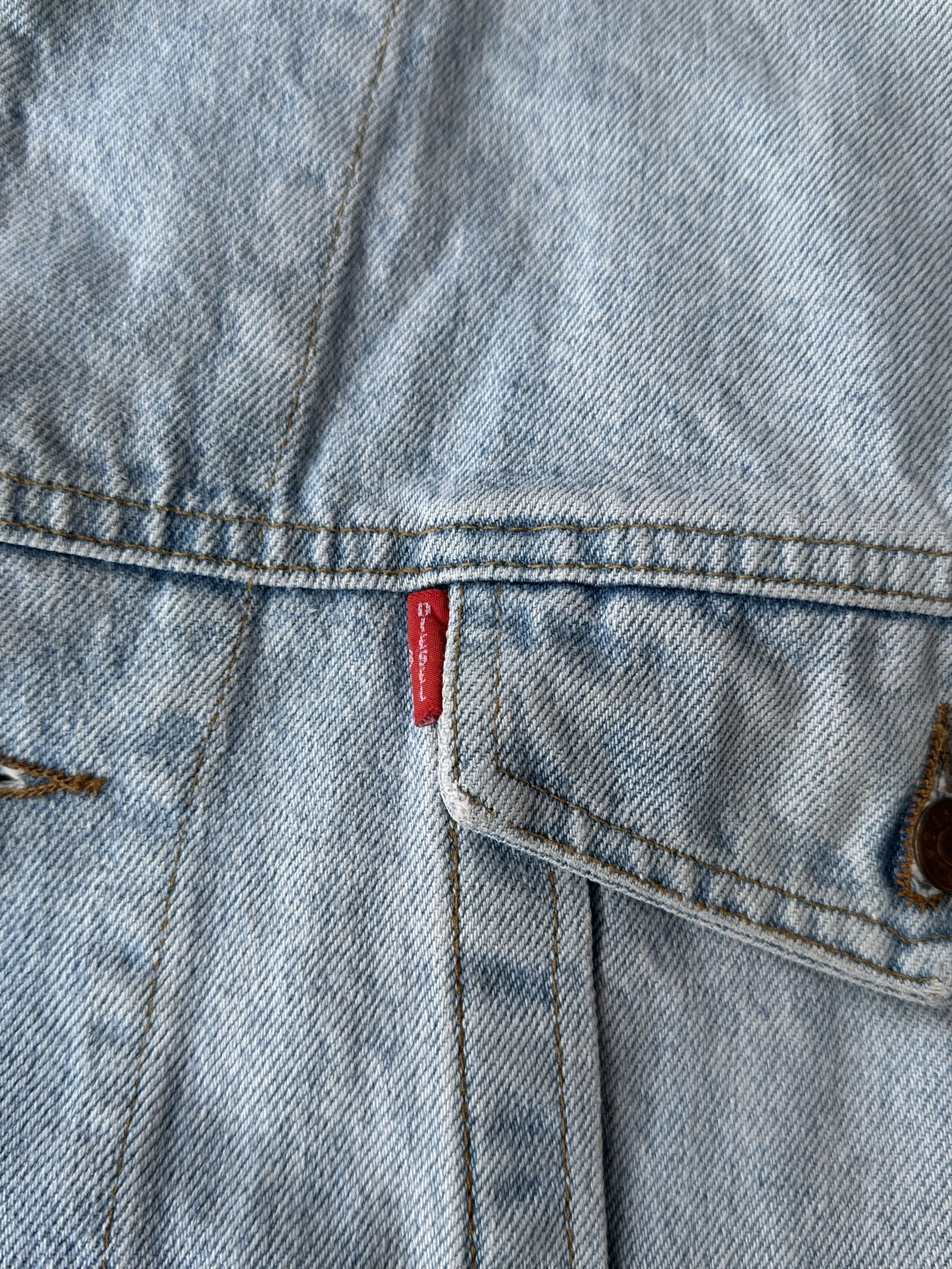 Diesel Vintage Denim Jeans Jacket Diesel 80's Levi's Style Size US XL / EU 56 / 4 - 4 Thumbnail