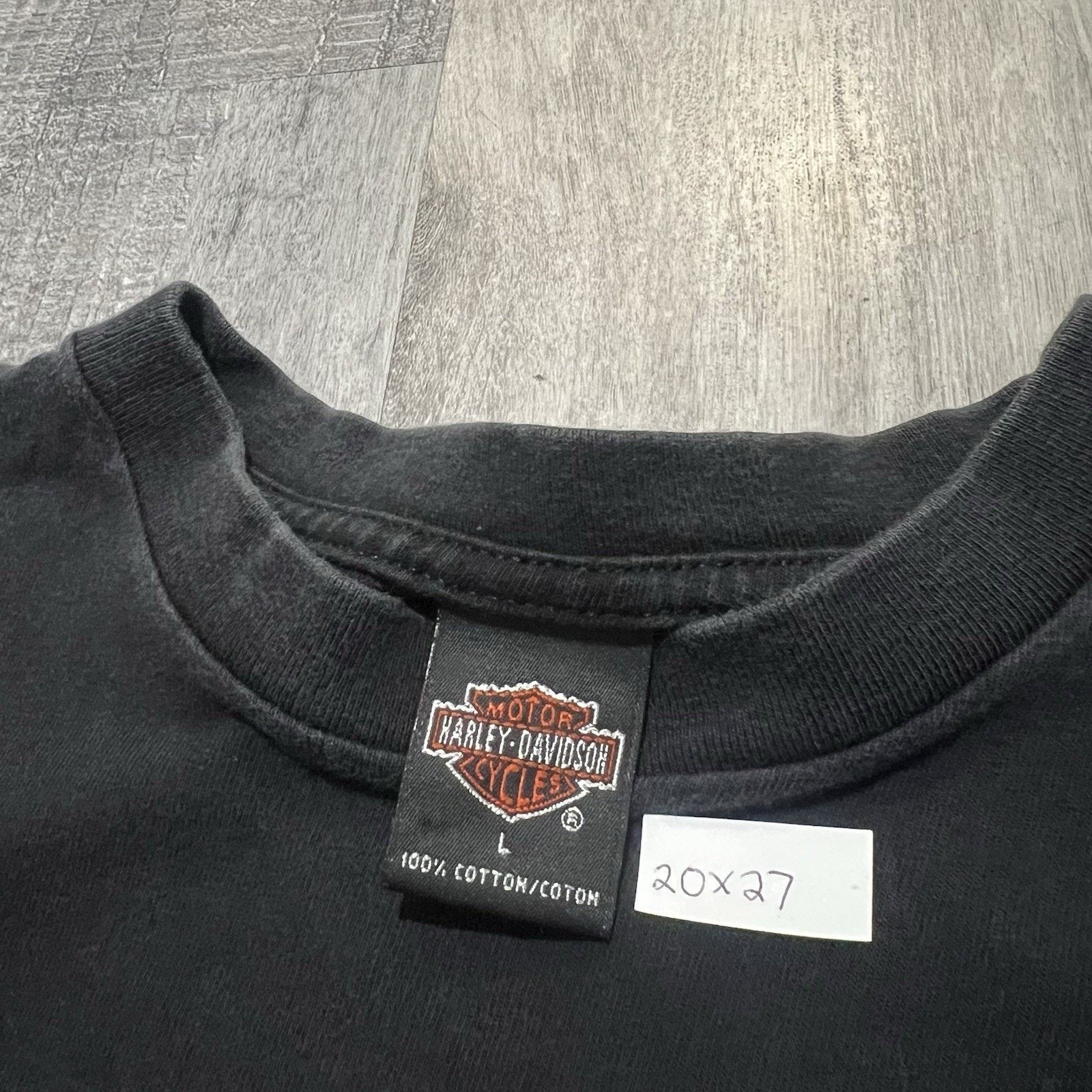 Harley Davidson Harley Davidson Motorcycles Shirt Black Eagle Flames L Size US L / EU 52-54 / 3 - 6 Thumbnail