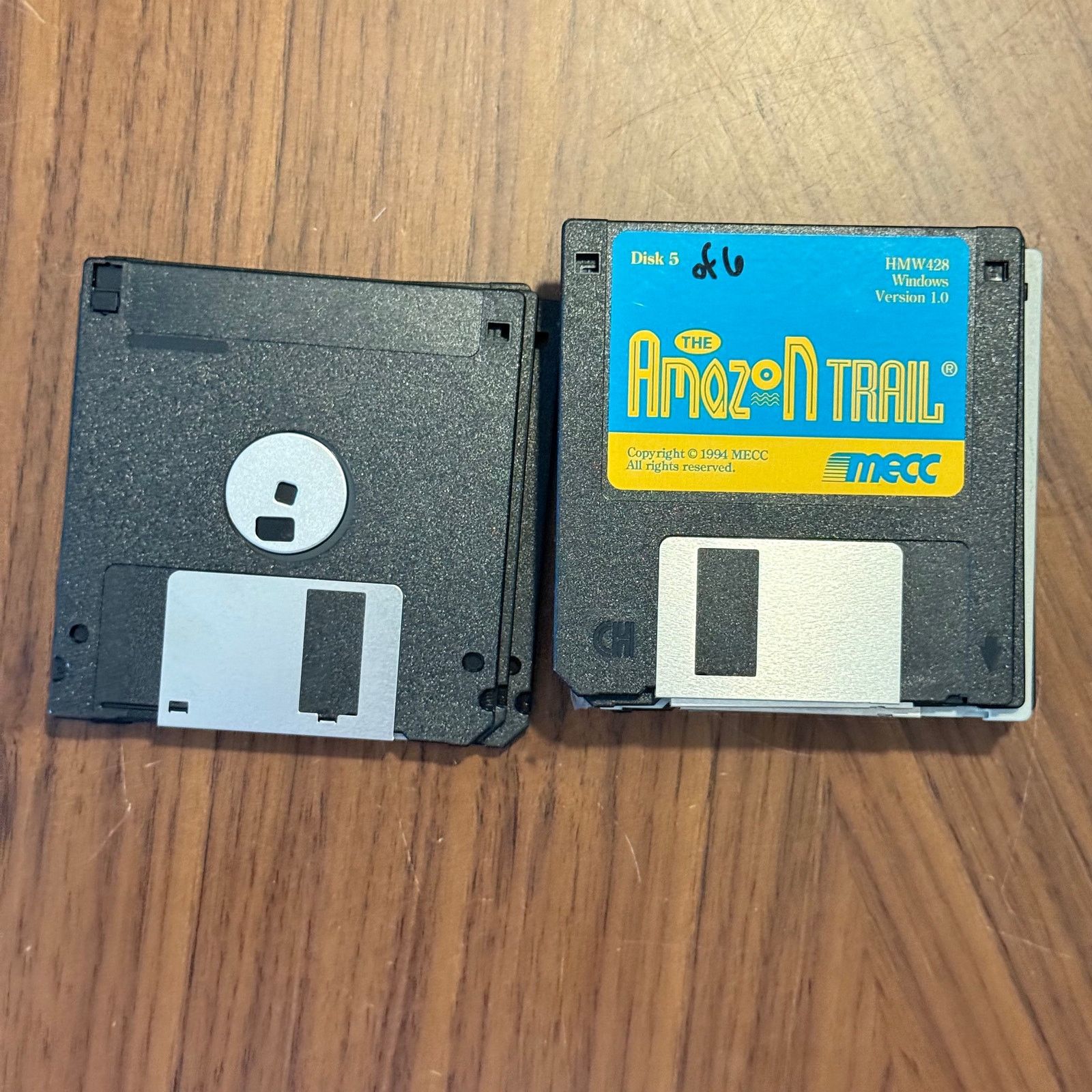 Vintage The Amazon Trail MECC Windows 1.0 Full 6-Disk Set Game Mint Size ONE SIZE - 7 Thumbnail
