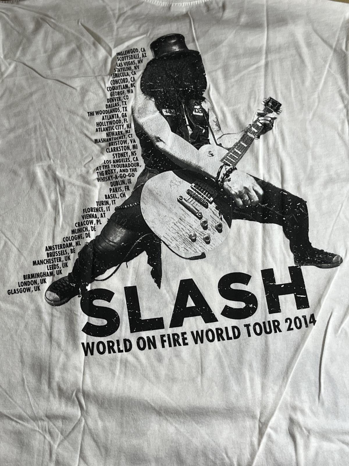 Designer Slash T-shirt World On Fire Tour 2014 Slash Shirt - XXL Size US XXL / EU 58 / 5 - 6 Thumbnail