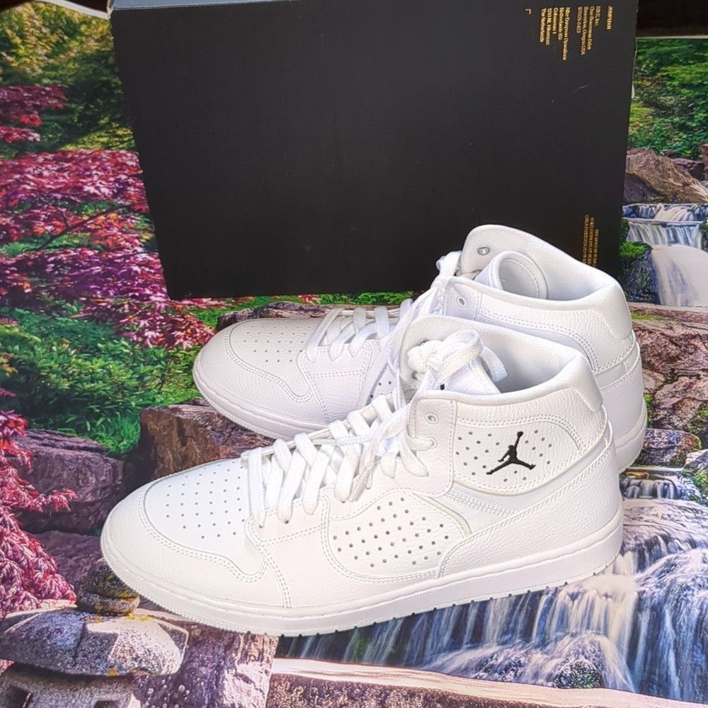 Jordan Brand Jordan Jumpman access white high tops size 10.5 Size US 10.5 / EU 43-44 - 4 Thumbnail