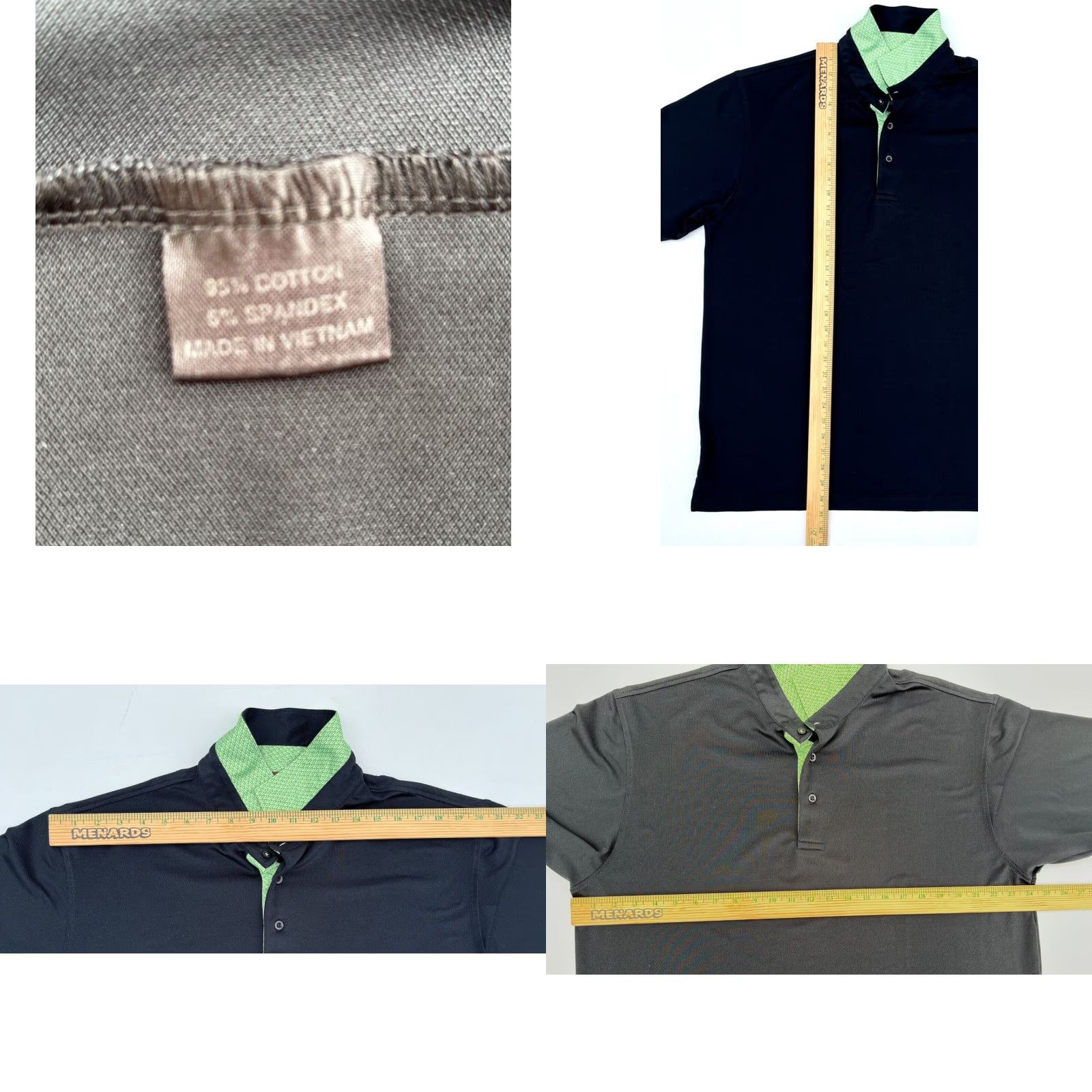 Vintage Finn Ryan Polo Shirt Mens XL Black Cotton Blend Short Sleeve Collared Performance Golf Shirt Size US XL / EU 56 / 4 - 8 Thumbnail