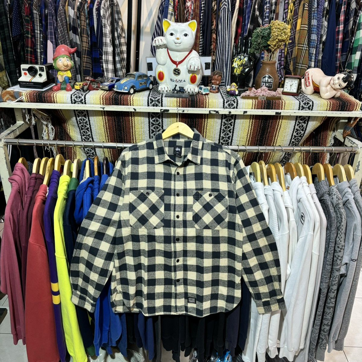 Stussy Stussy Troops Check Flannel Shirt double pocket Size US L / EU 52-54 / 3 - 1 Thumbnail
