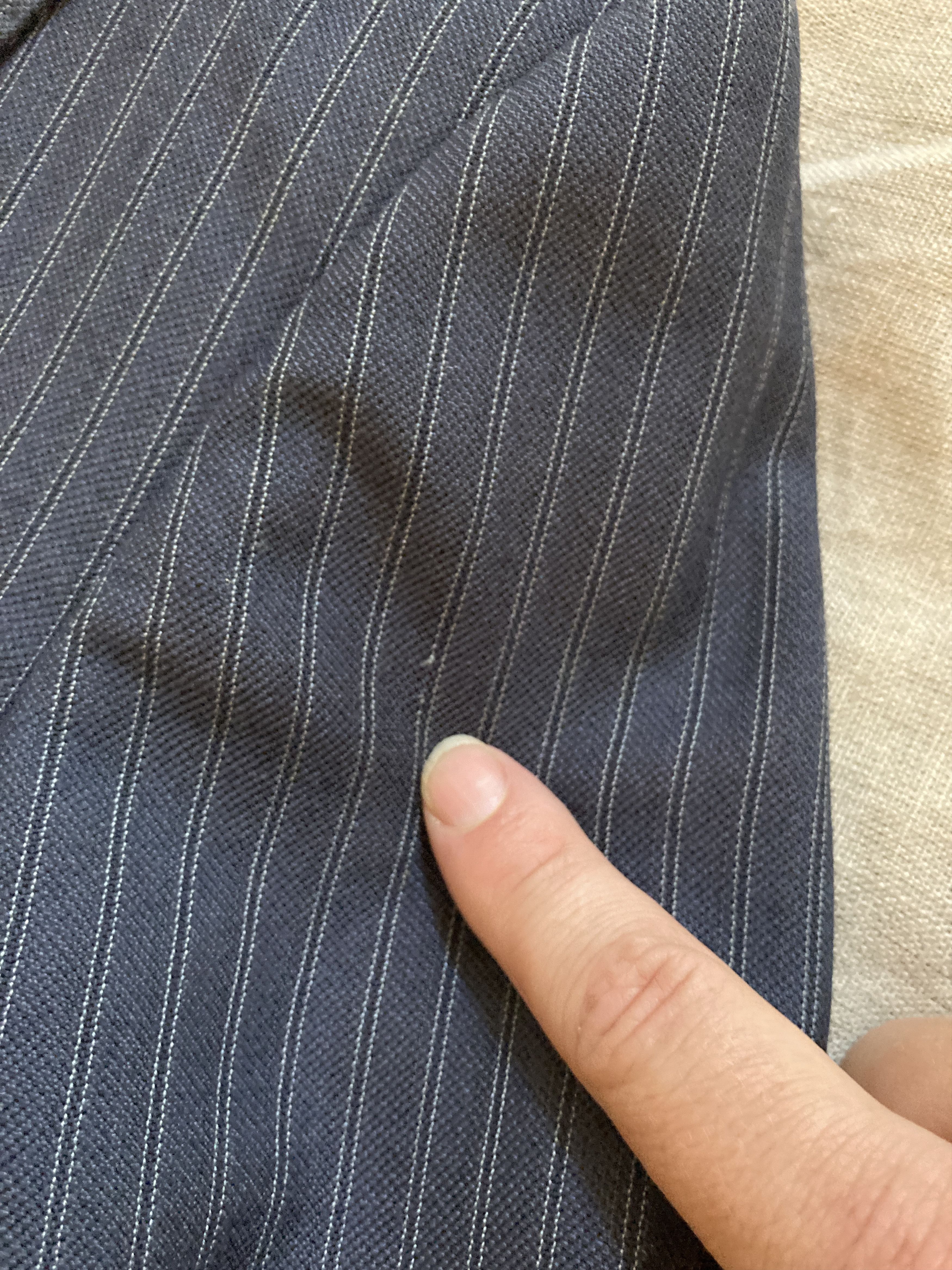 HUSBANDS Husbands Paris - DOUBLE-BREASTED HOPSACK WOOL SUIT Size 38R - 6 Thumbnail