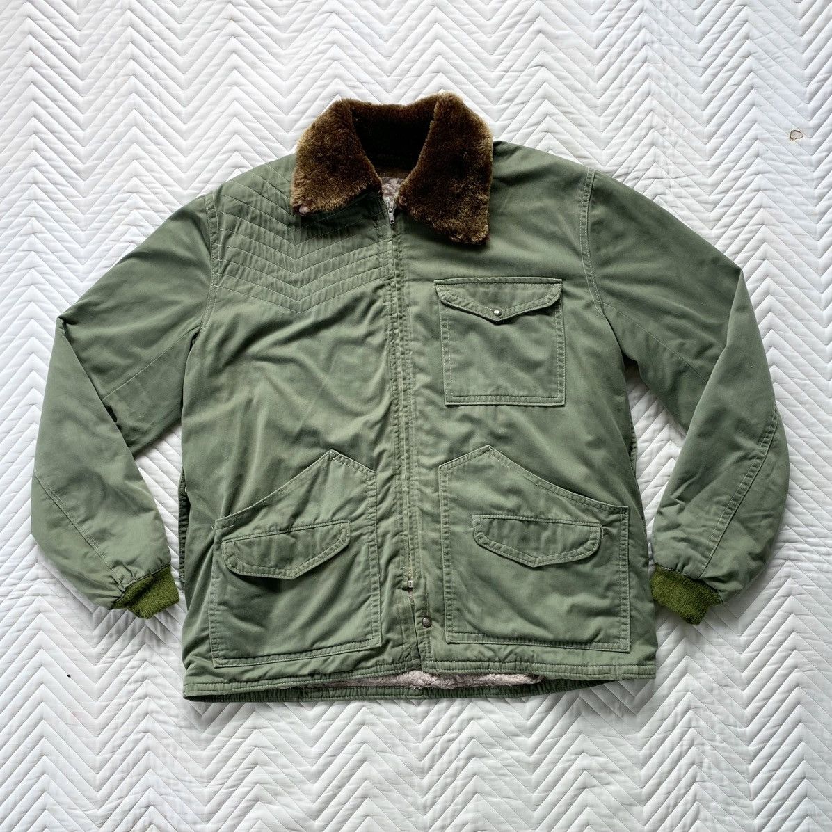 Vintage Vintage 50s US Air Force Sharpshooter Jacket Size US XL / EU 56 / 4 - 1 Thumbnail