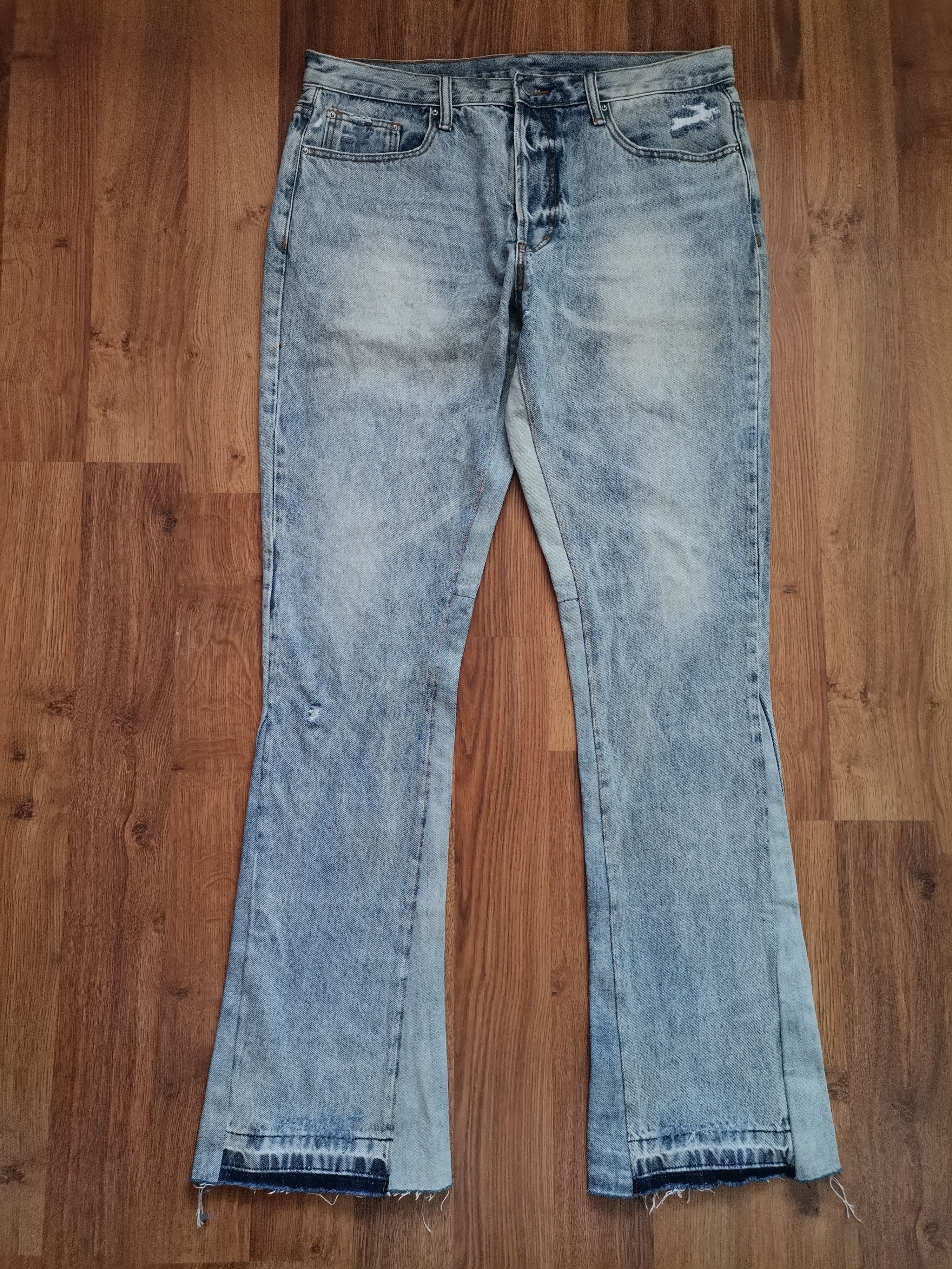 MNML MNML Distressed Flared Jeans Size US 36 / EU 52 - 1 Thumbnail