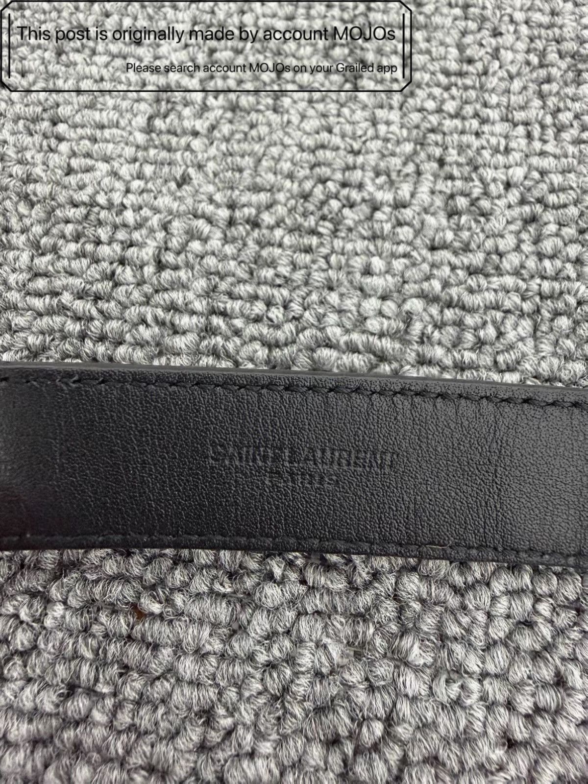 Saint Laurent Paris Sz 80 Saint Laurent Paris 21SS Leather Ethical Woven Belt Size ONE SIZE - 7 Thumbnail