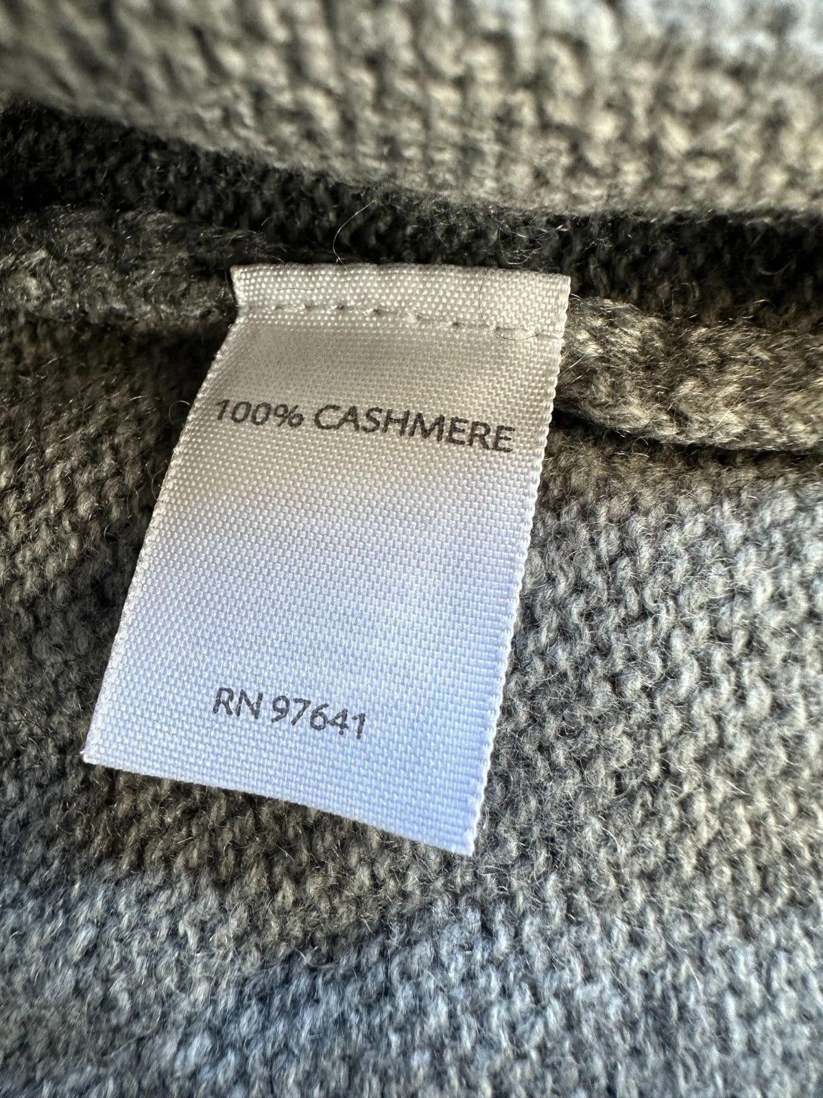 Designer J.Jill 100% cashmere sweater v-neck gray Women size XS Size XS / US 0-2 / IT 36-38 - 6 Thumbnail