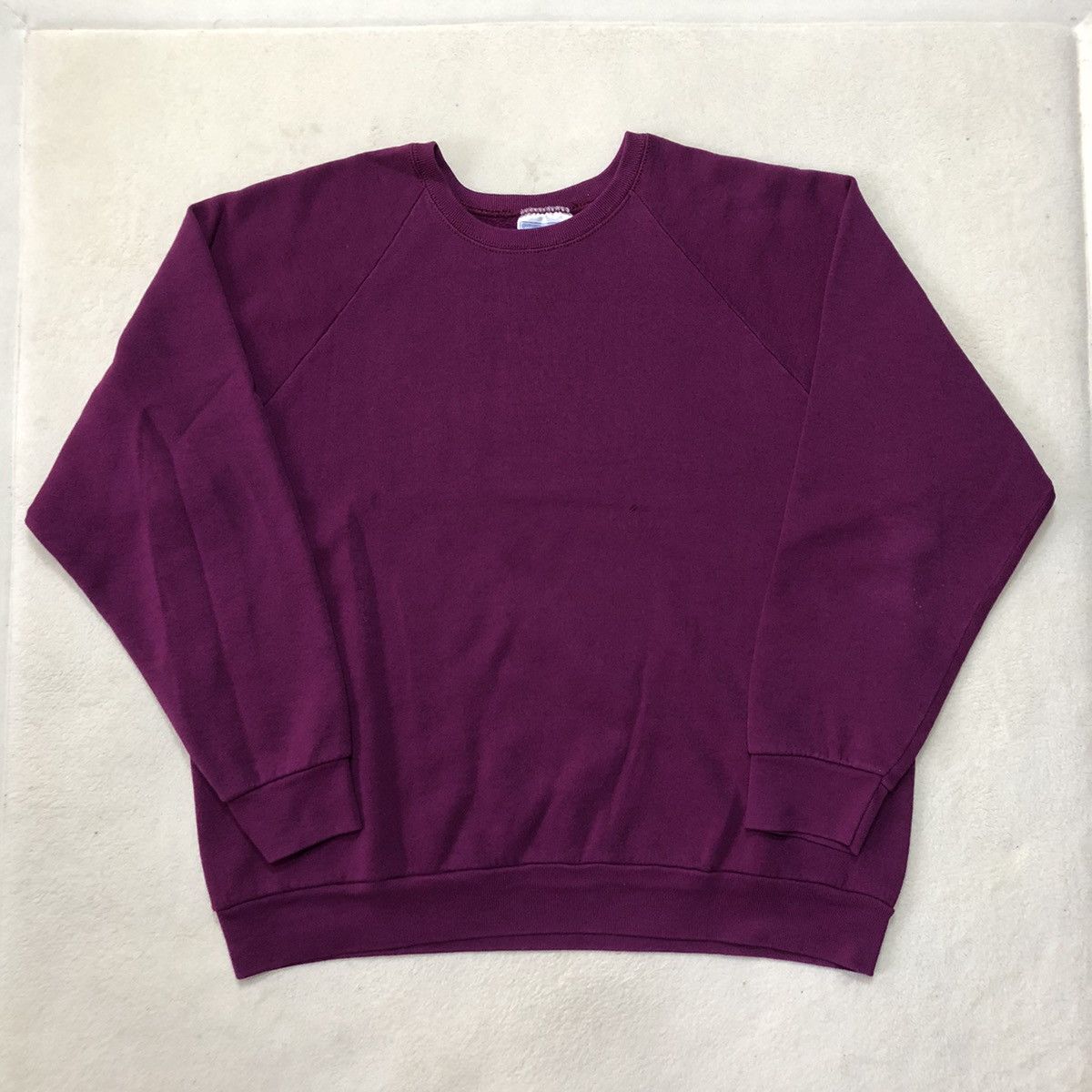 Fruit Of The Loom × Vintage VINTAGE 90s FRUIT OF THE LOOM Plain Sweatshirt Size US L / EU 52-54 / 3 - 1 Thumbnail